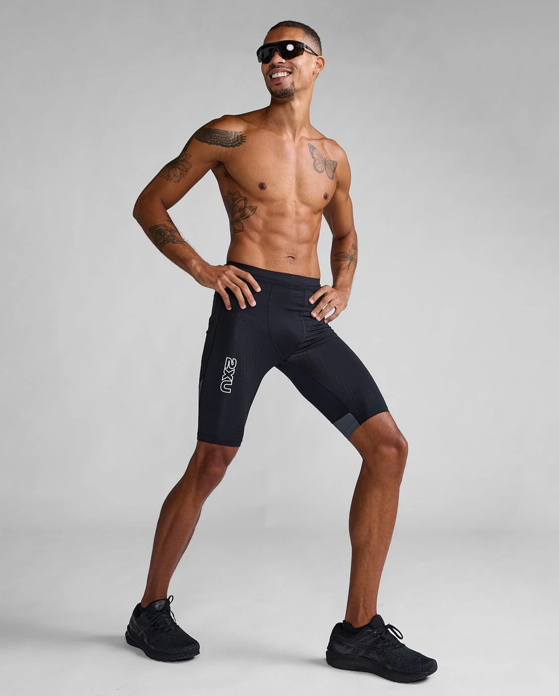 2XU Men's Light Speed React Compression Shorts MA7050B - Image 6