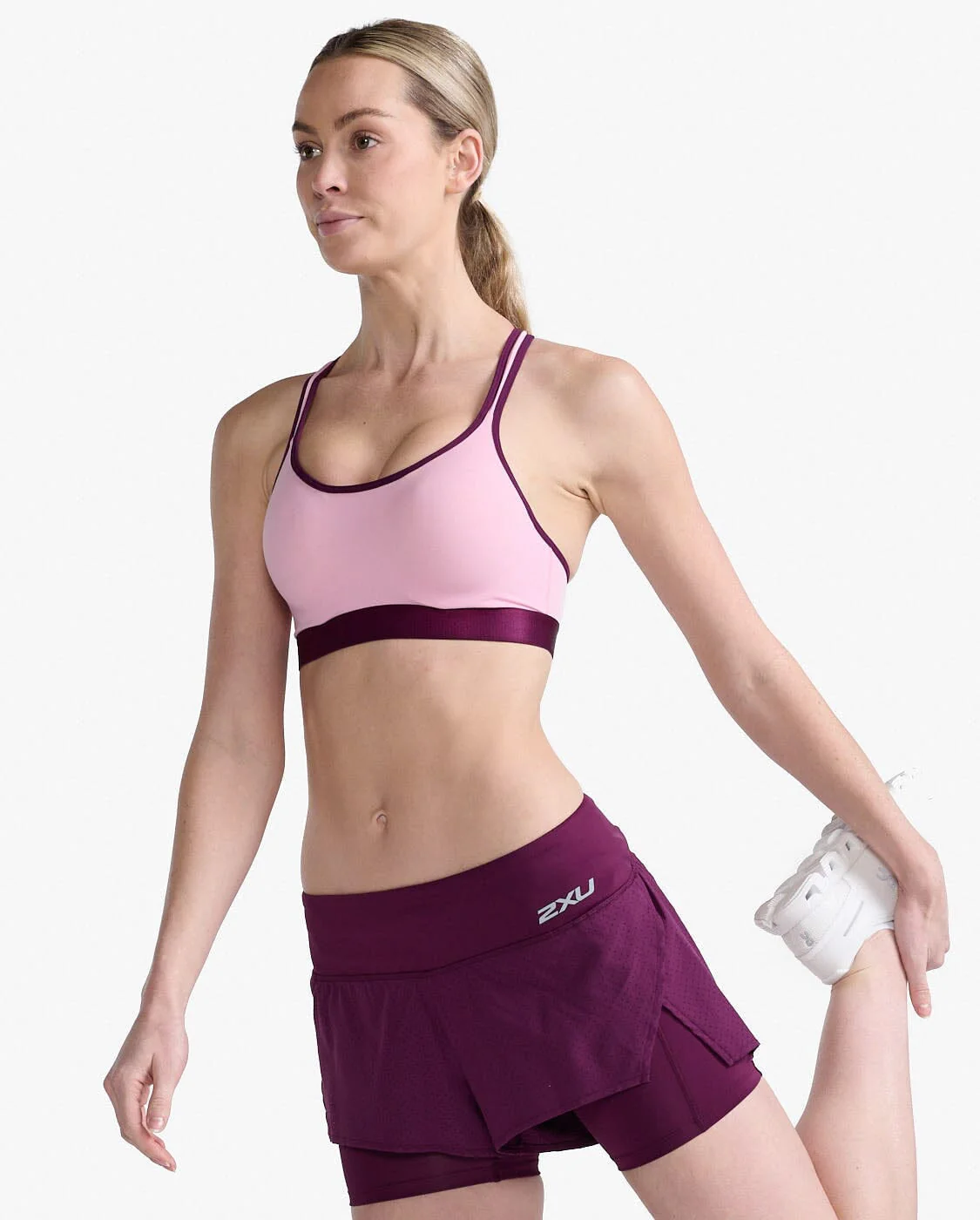 2XU Women's Aero 2-in-1 4" Inch Shorts WR6861B - Image 3