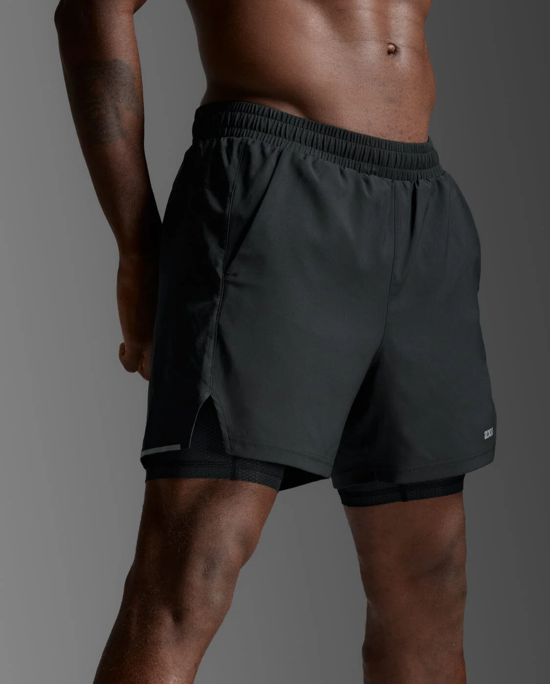 2XU Men's Aero 2-In-1 5" Shorts MR7351B