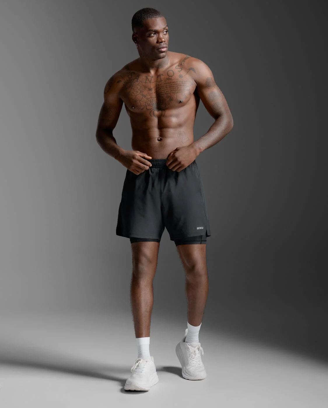 2XU Men's Aero 2-In-1 5" Shorts MR7351B - Image 3