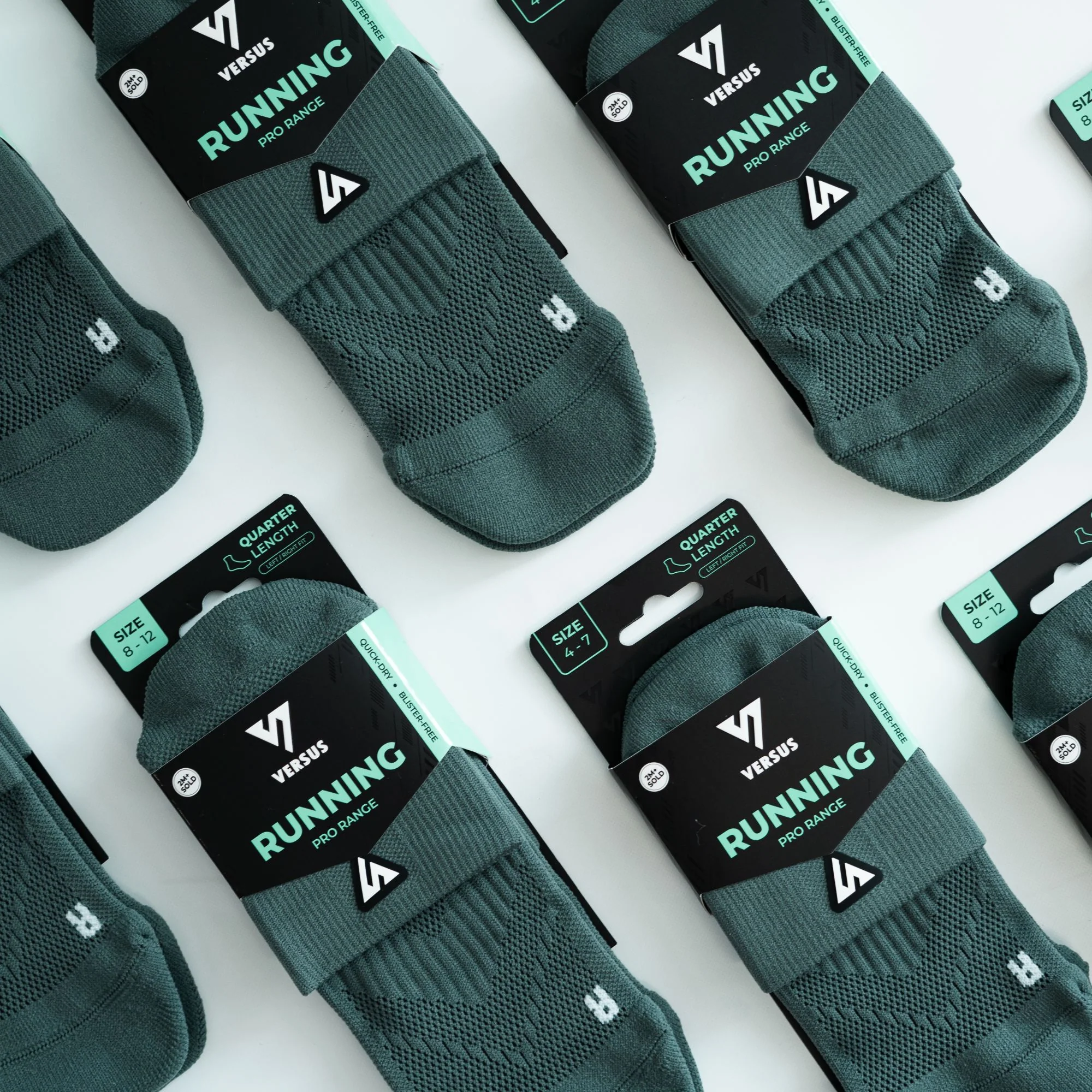 Versus Airforce Running Quarter Socks - Image 5