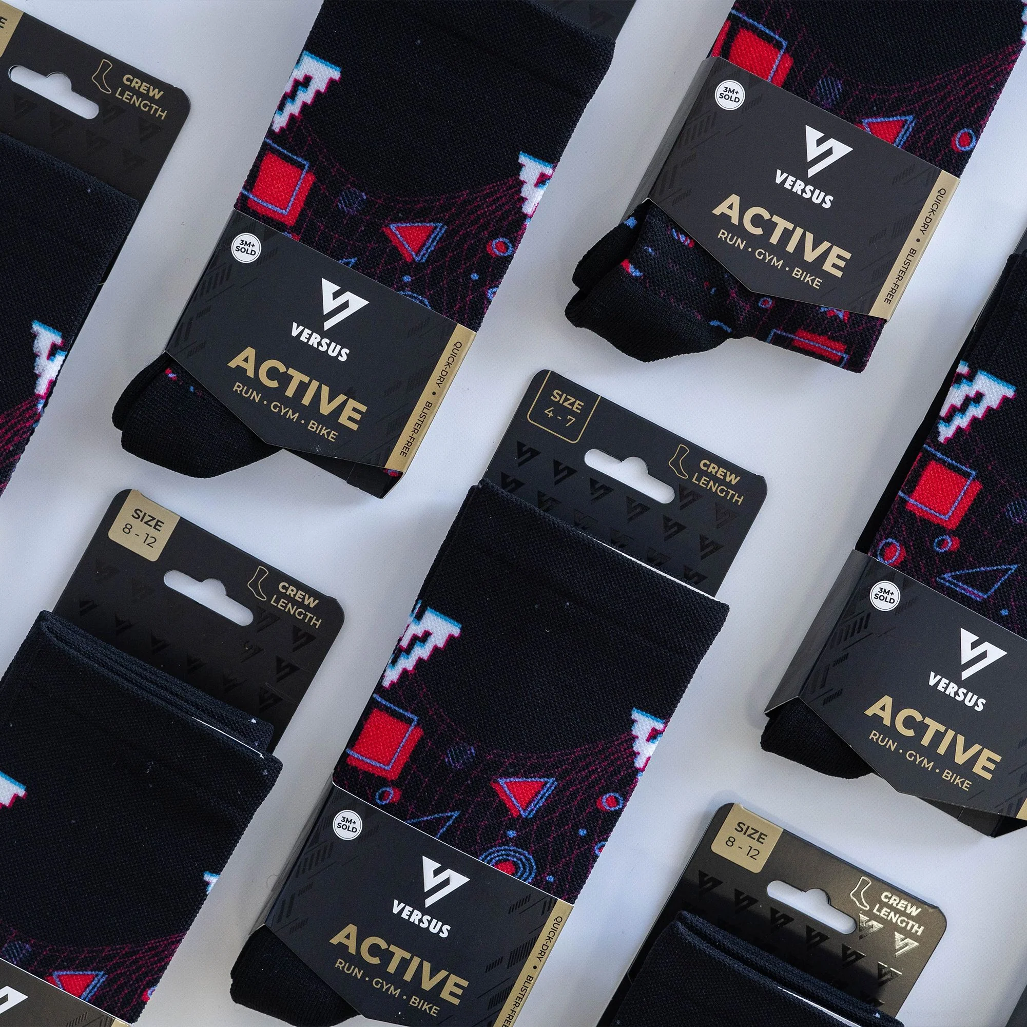 Versus Arena Active Crew Socks - Image 2