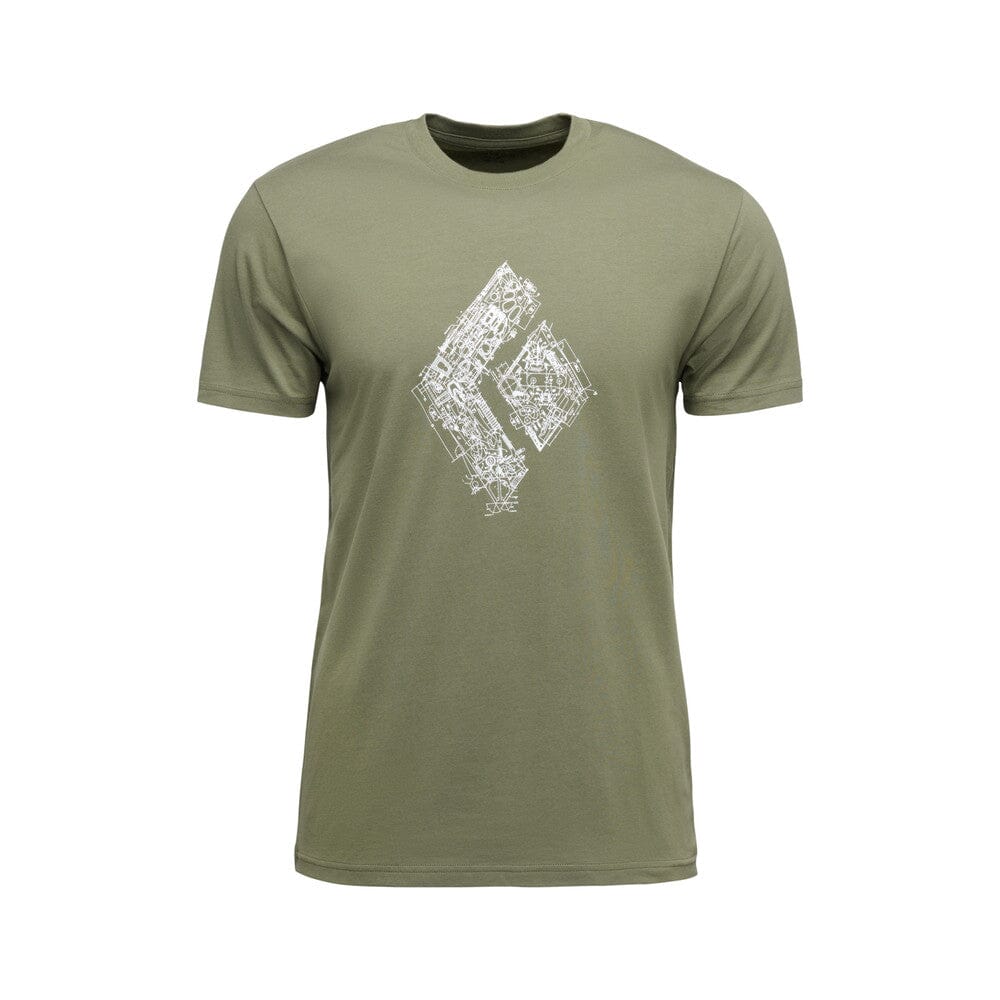 Black Diamond Men's Engineered Diamond Short Sleeve Tee