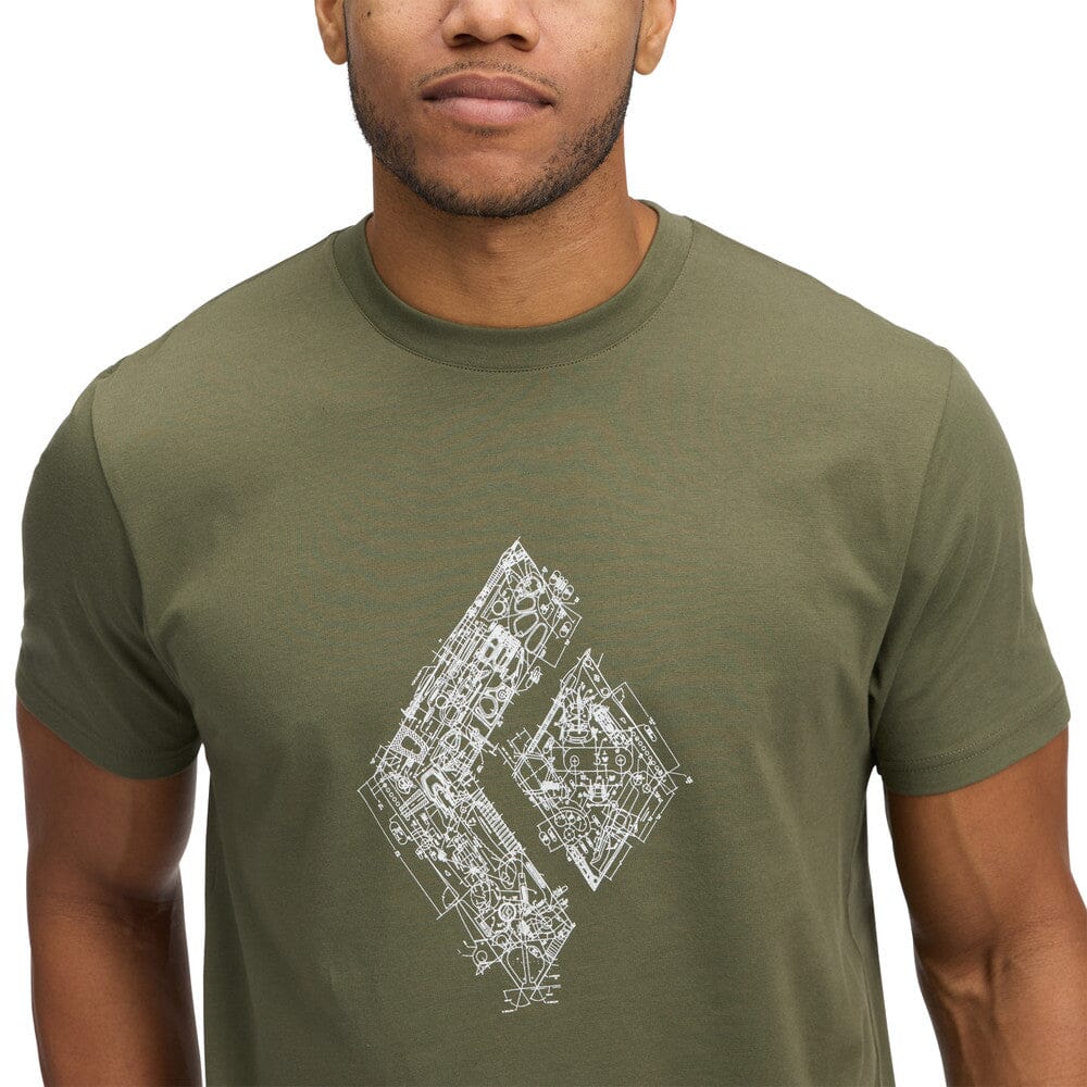 Black Diamond Men's Engineered Diamond Short Sleeve Tee - Image 5