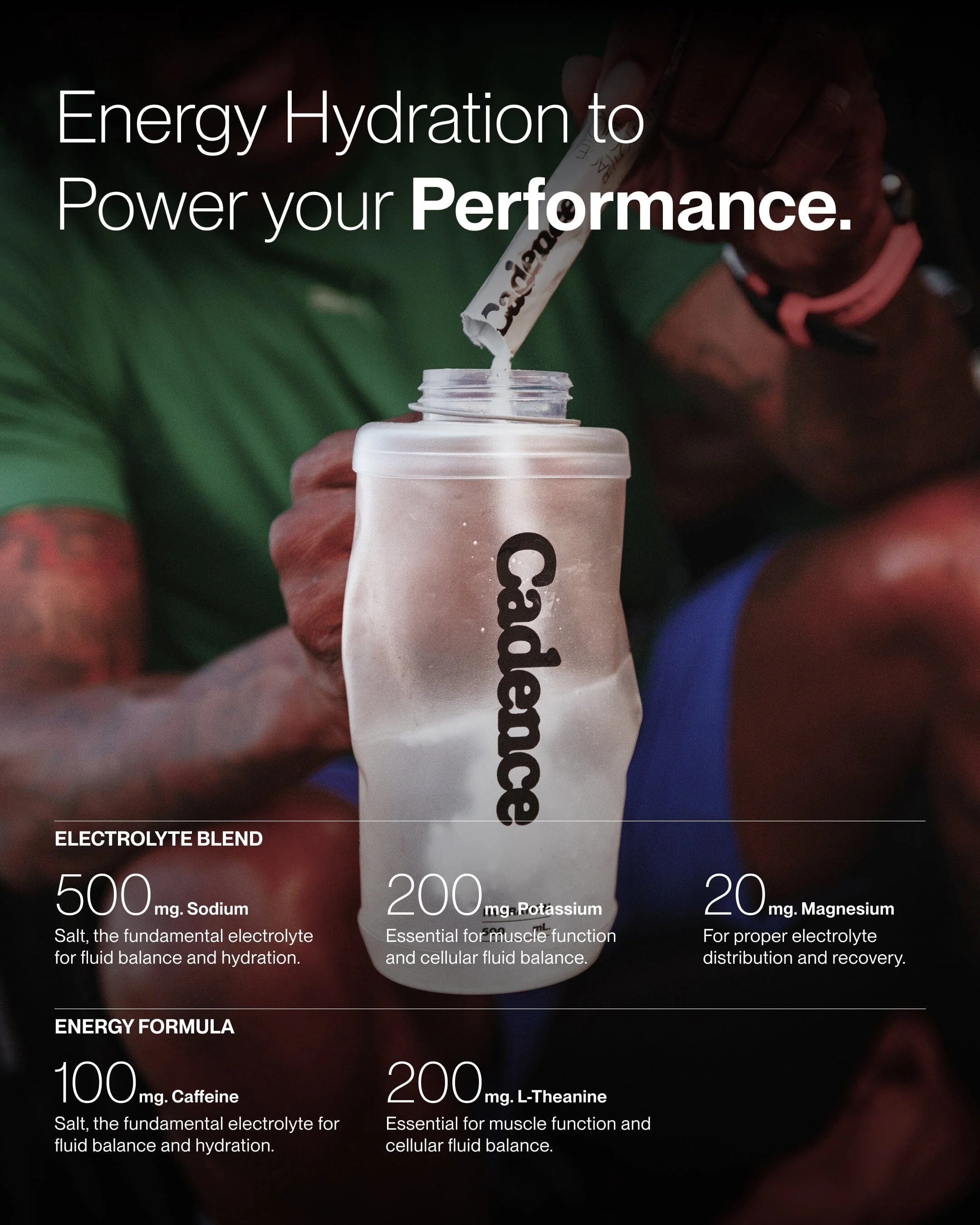 Cadence Race Energy Hydration Sachets 5g - Image 3