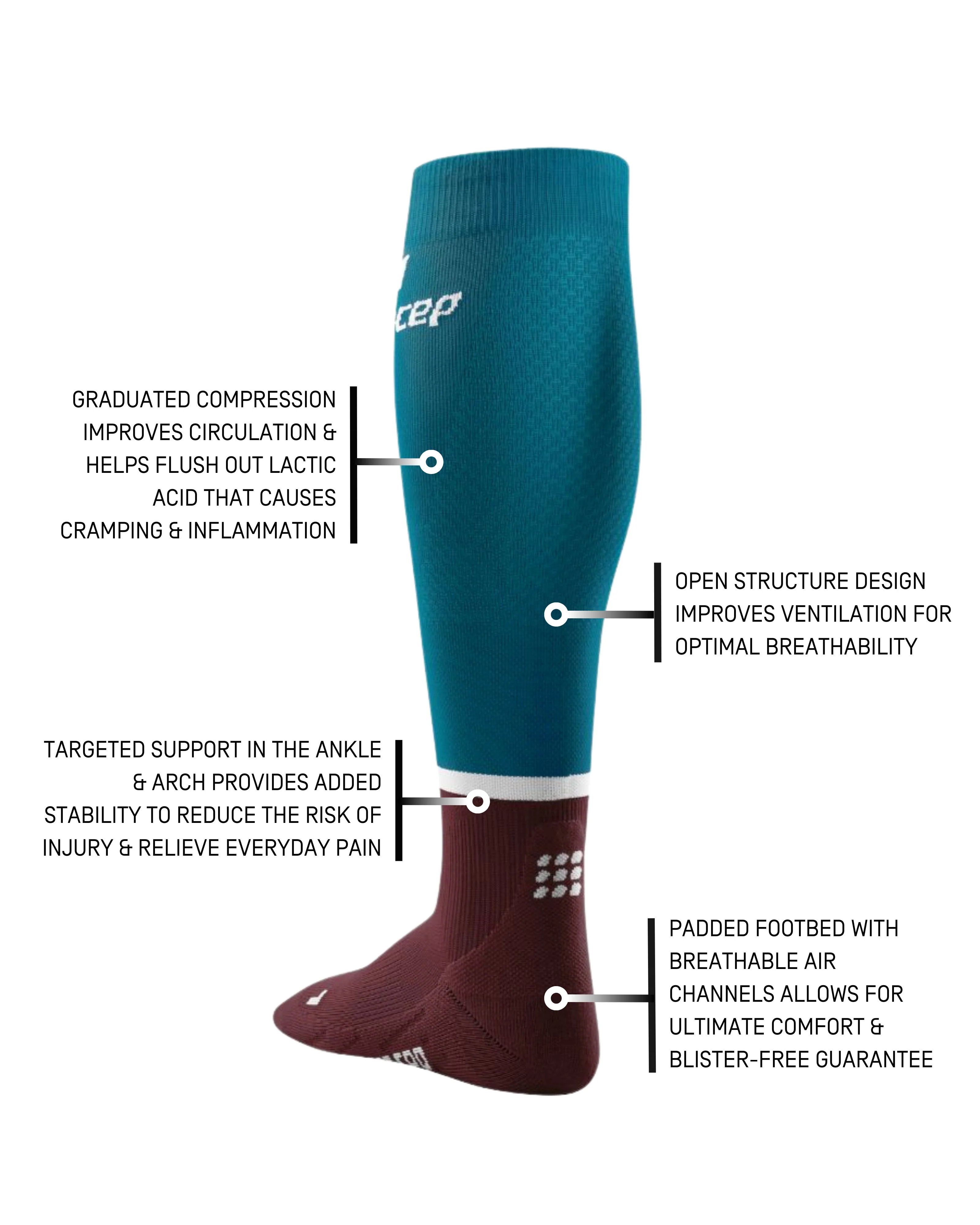 CEP The Run Compression Tall Socks 4.0, Women - Image 23