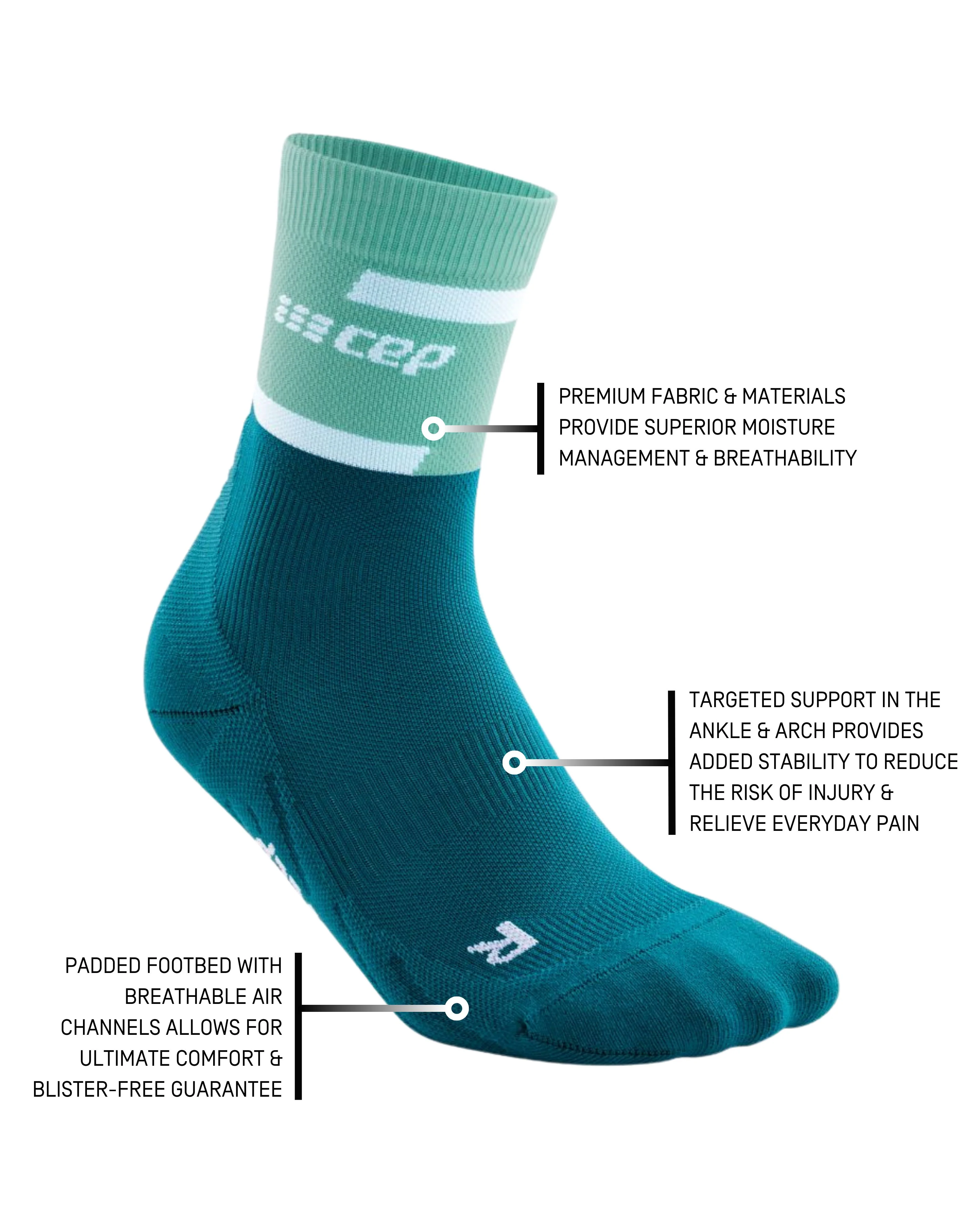 CEP The Run Compression Mid Cut Socks 4.0, Women - Image 12