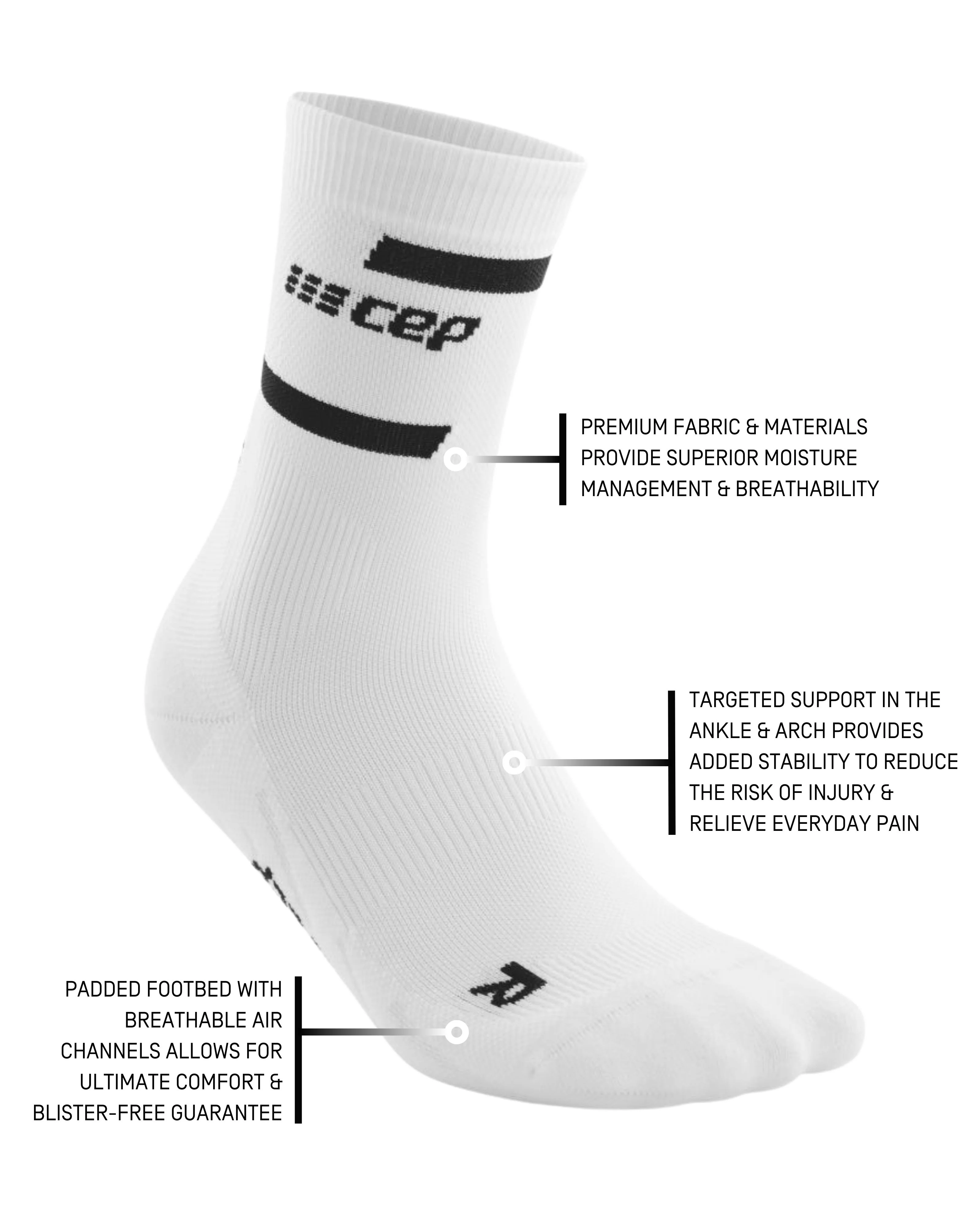 CEP The Run Compression Mid Cut Socks 4.0, Women - Image 17