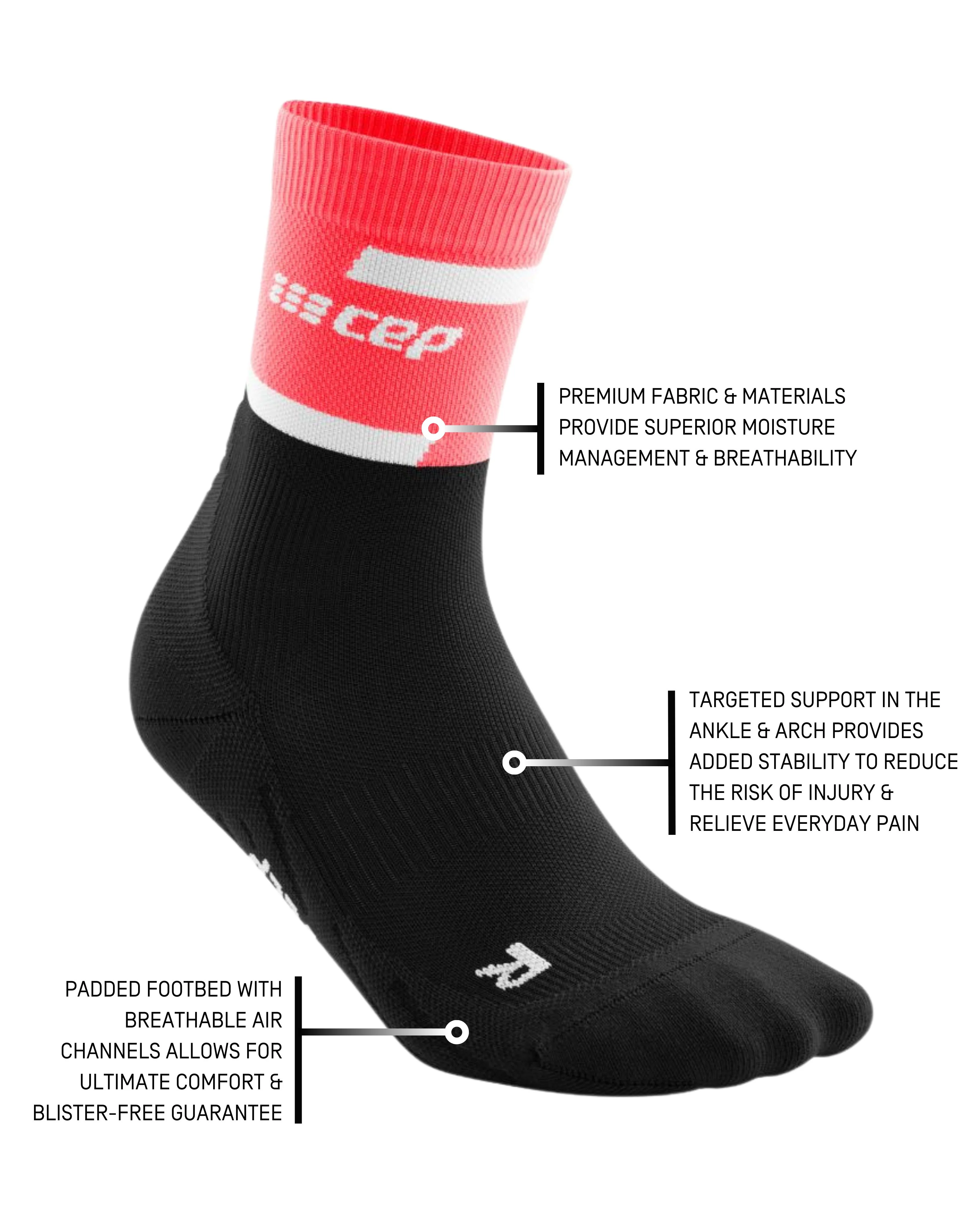 CEP The Run Compression Mid Cut Socks 4.0, Women - Image 24