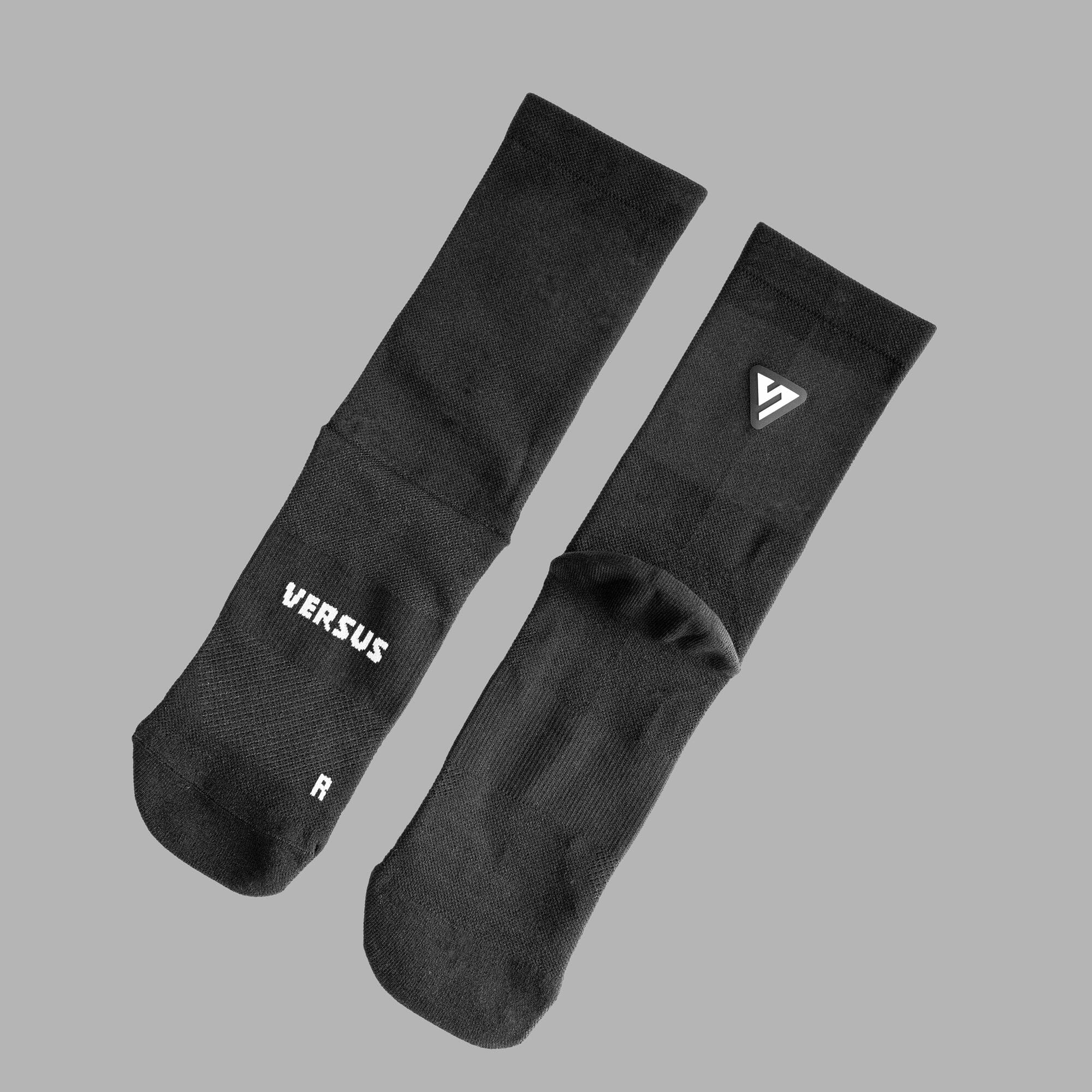 Versus Classic Black Active Crew Tab Socks - Image 3
