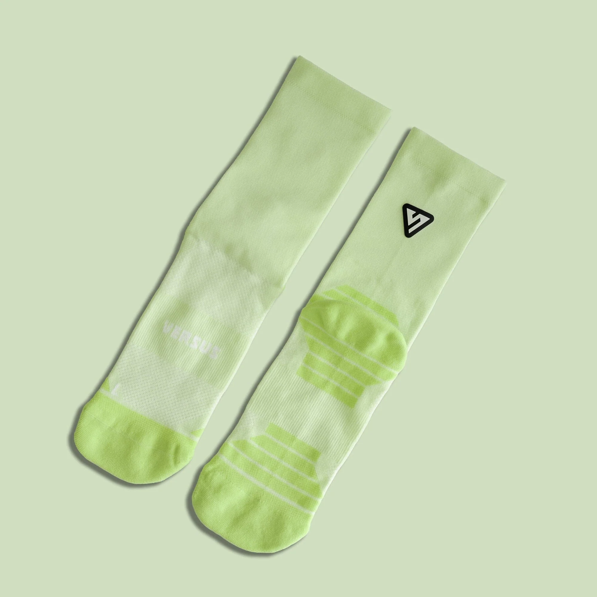 Versus Classic Lime Active Crew Tab Socks - Image 3