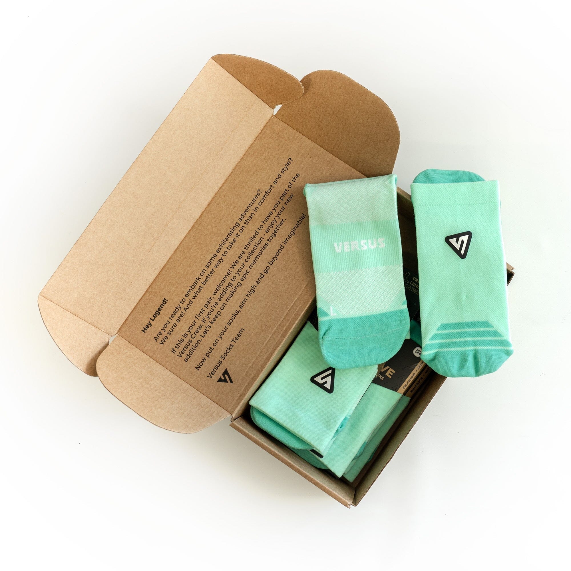 Versus Classic Mint Active Crew Tab Socks - Image 4