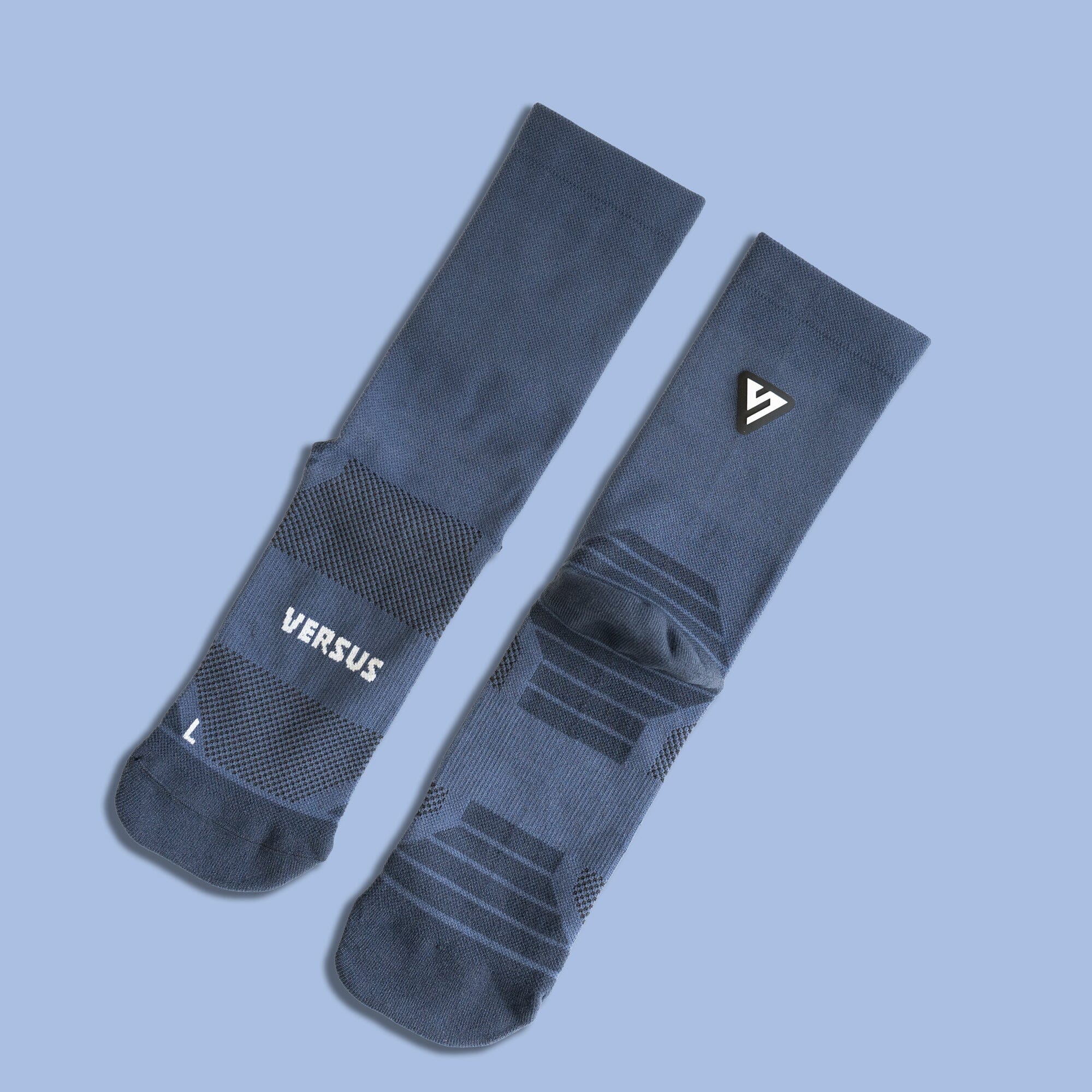 Versus Classic Navy Active Crew Tab Socks - Image 3