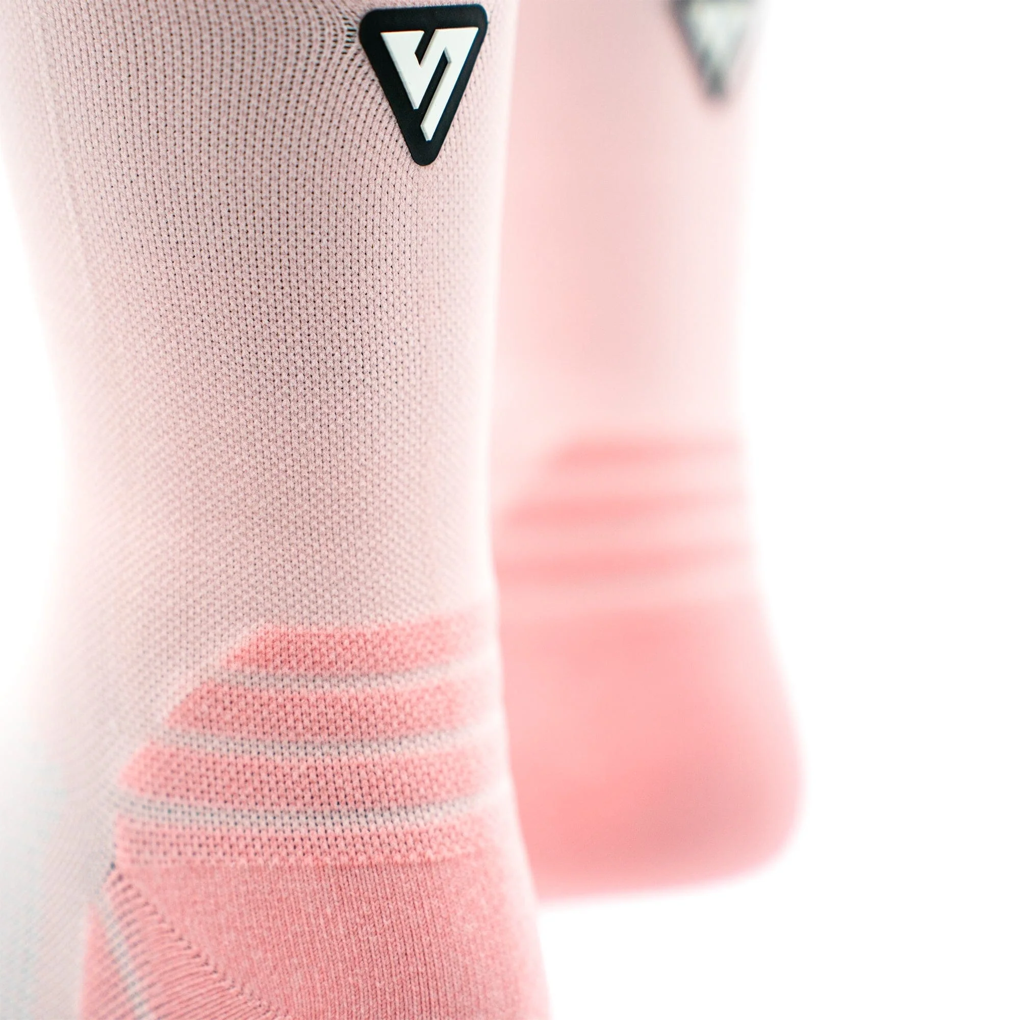 Versus Classic Pastel Pink Active Crew Tab Socks - Image 3