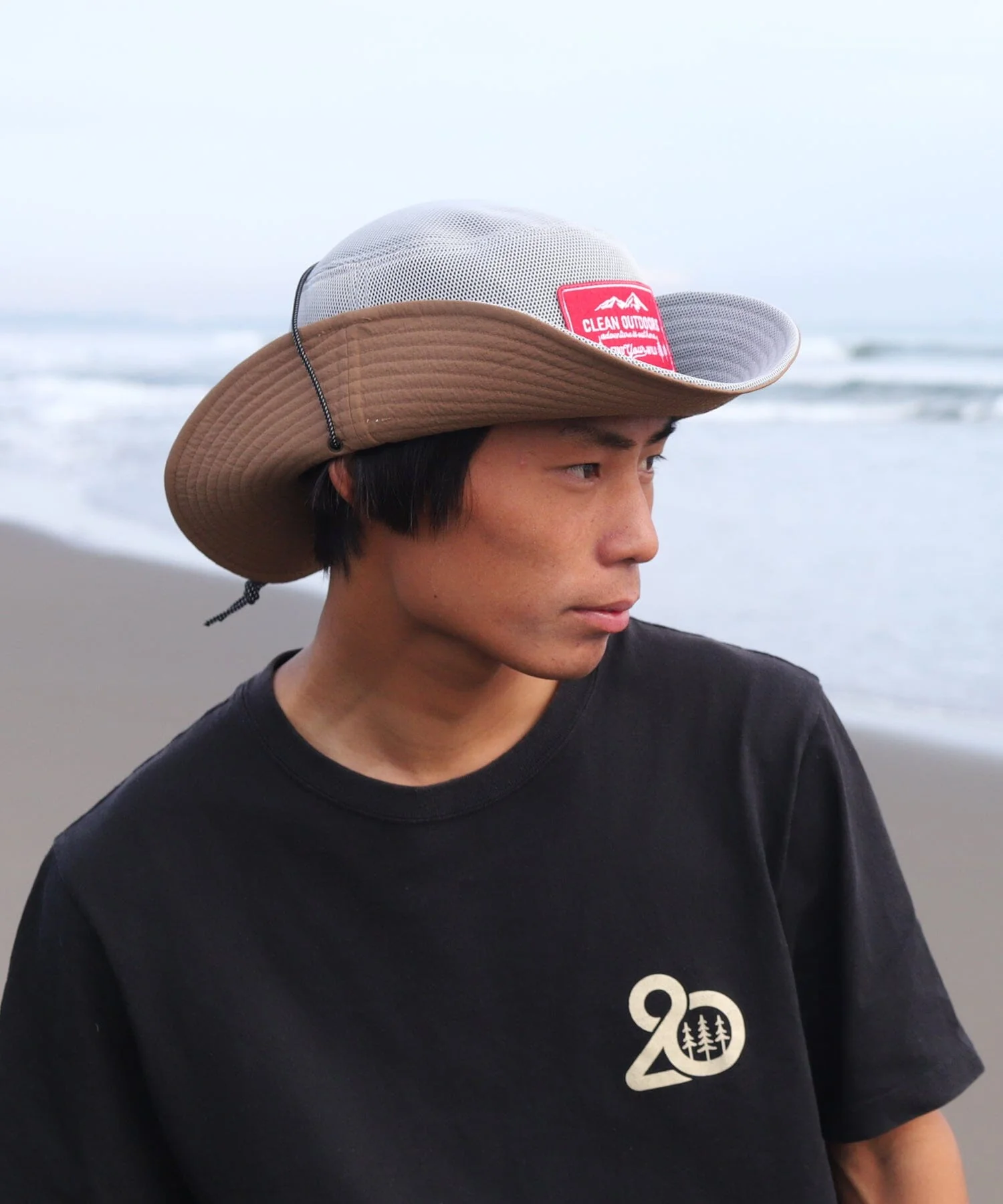 Clef Big Brim Full Mesh Hat RB3658 - Image 6