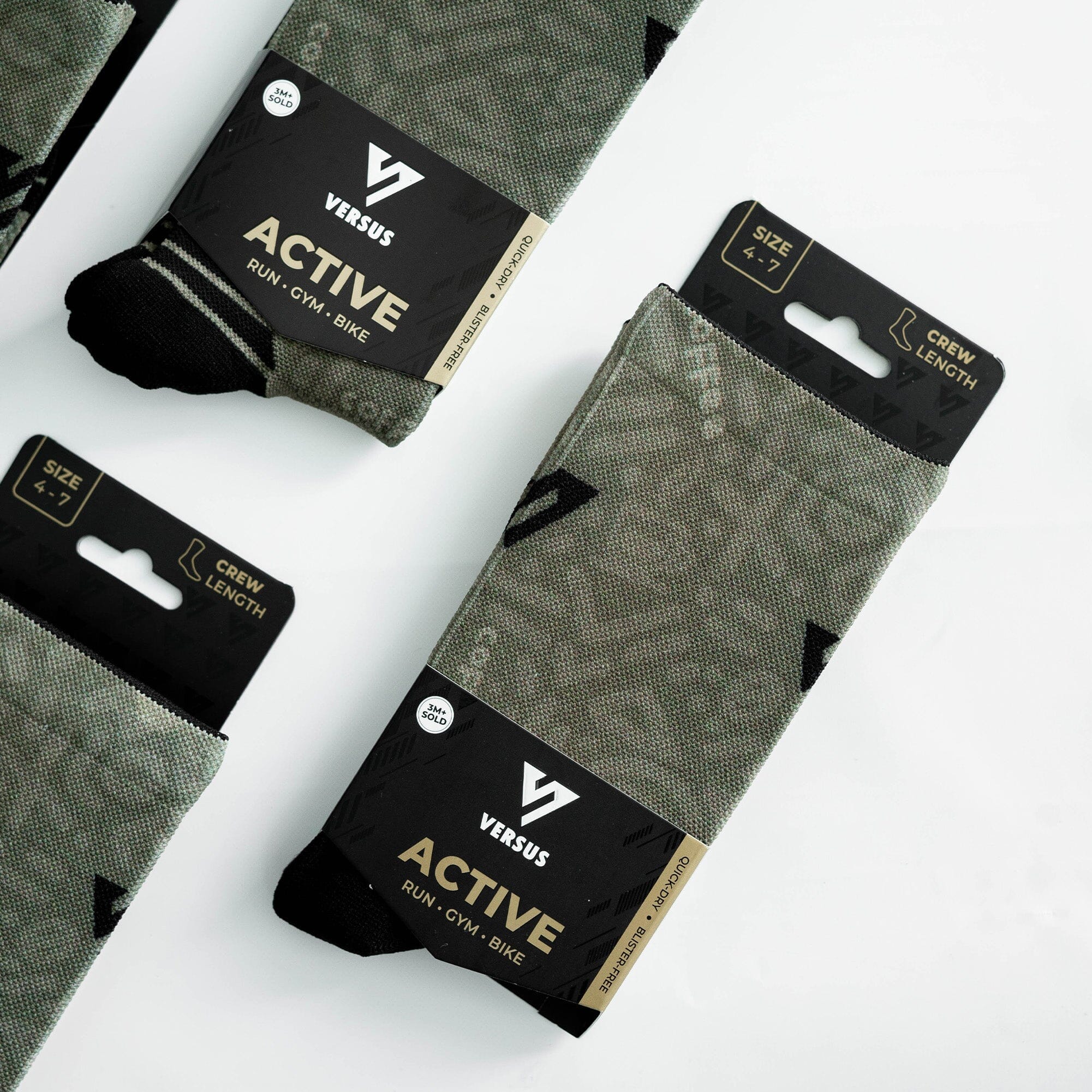 Versus Coffee Active Crew Socks - Image 5