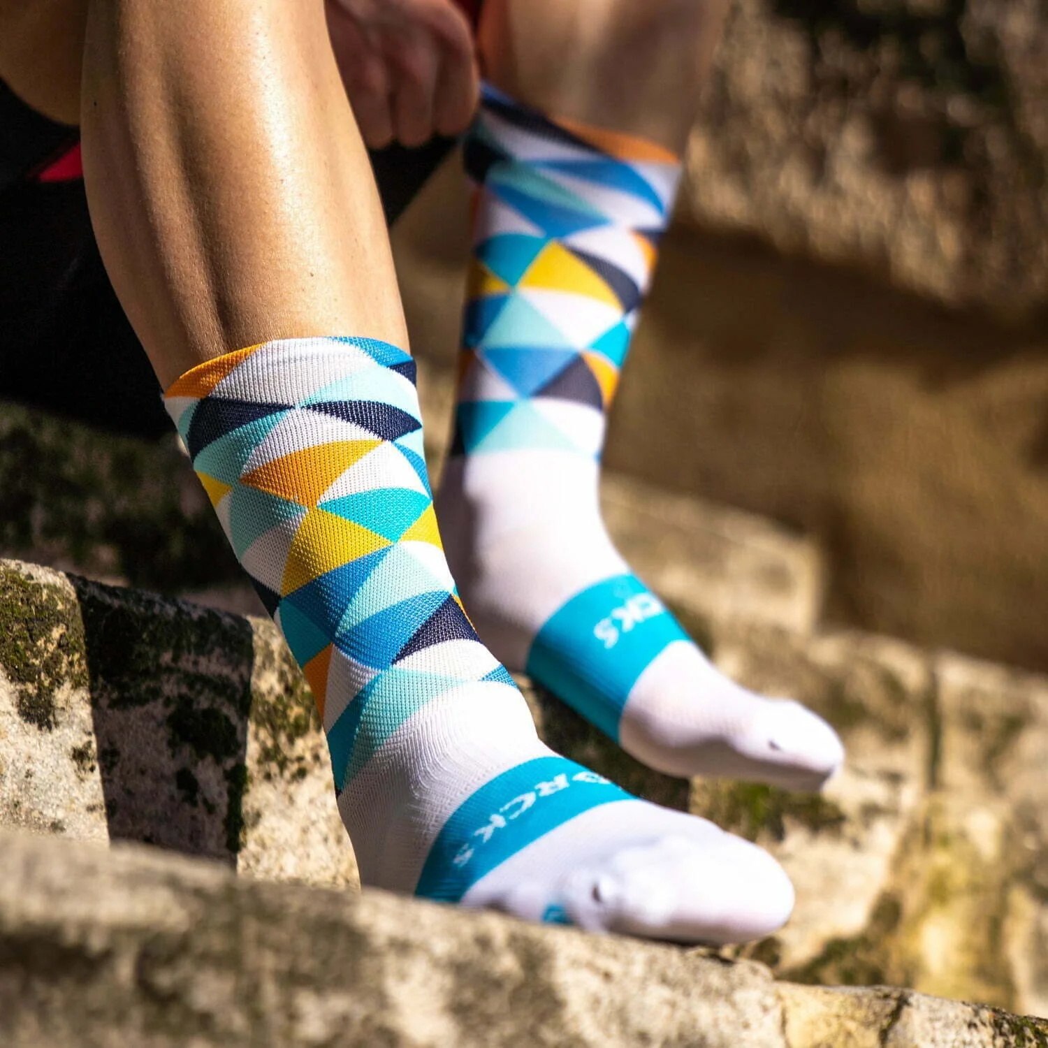 SPORCKS Coll De Rates Blue - Cycling Socks - Image 2
