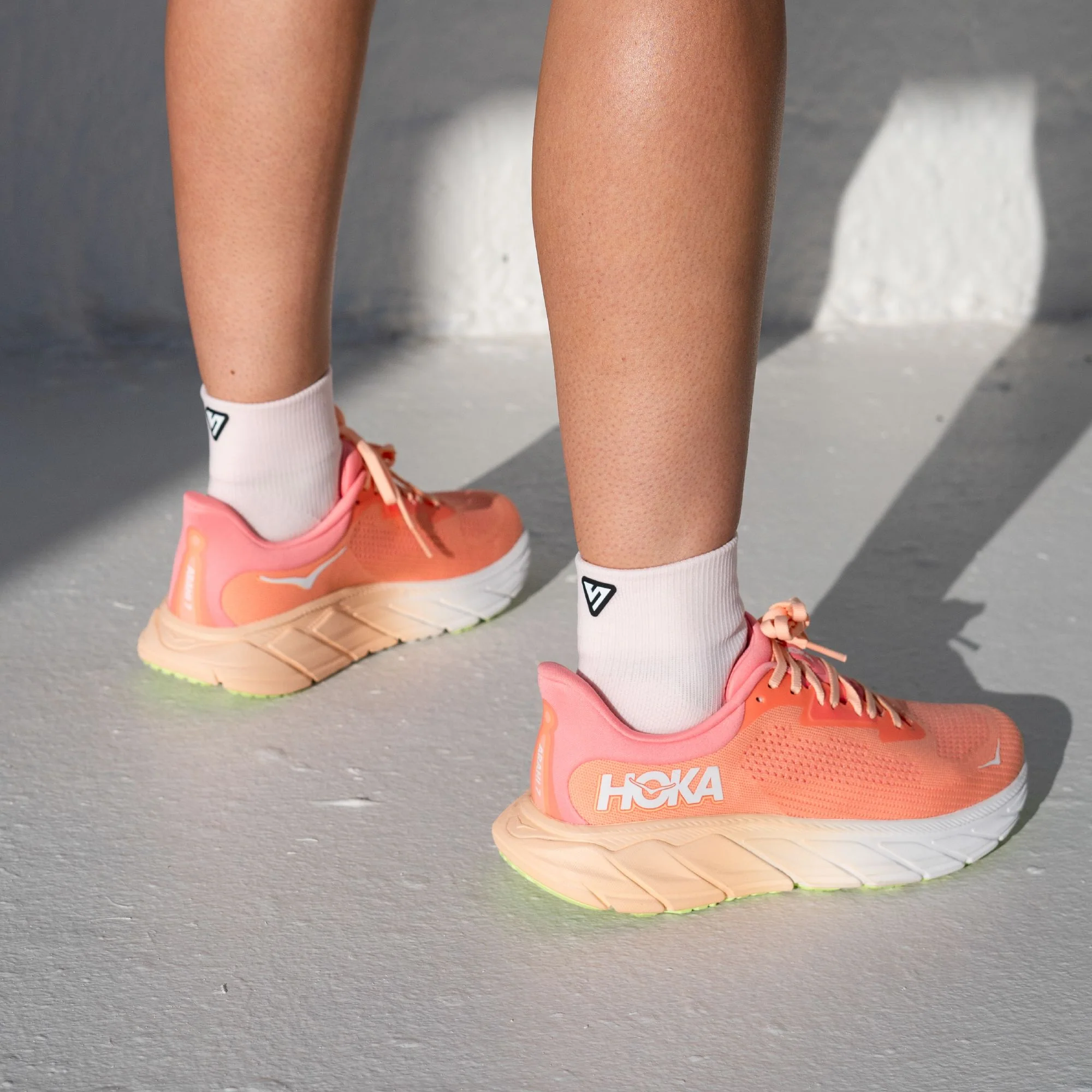 Versus Dirty Pink Running Quarter Socks - Image 3