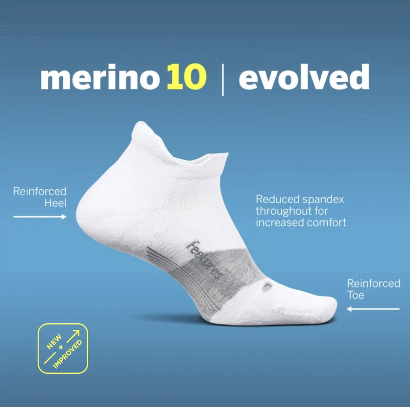Feetures Merino 10 Max Cushion Crew Socks - Image 4