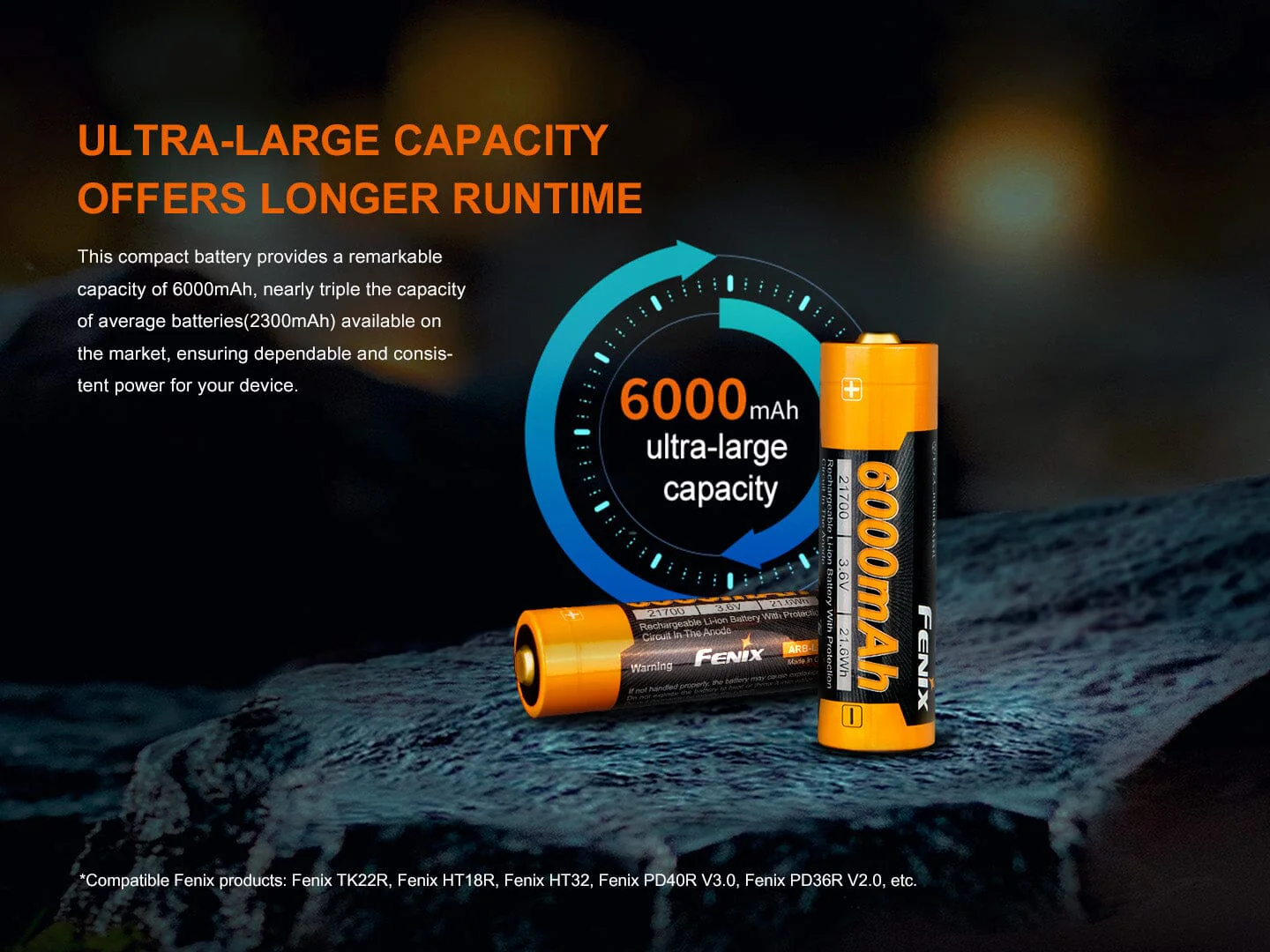 Fenix ARB-L21-6000 Rechargeable Battery - Image 5