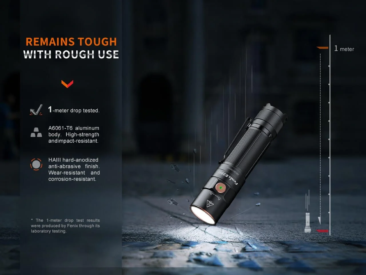 Fenix E35R SST70 Cool White LED Flashlight - Image 6