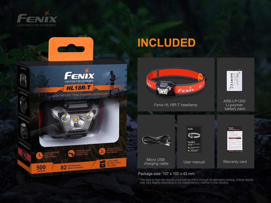 Fenix HL18R-T XP-G3 S3 USB Rechargeable Headlamp - Image 18