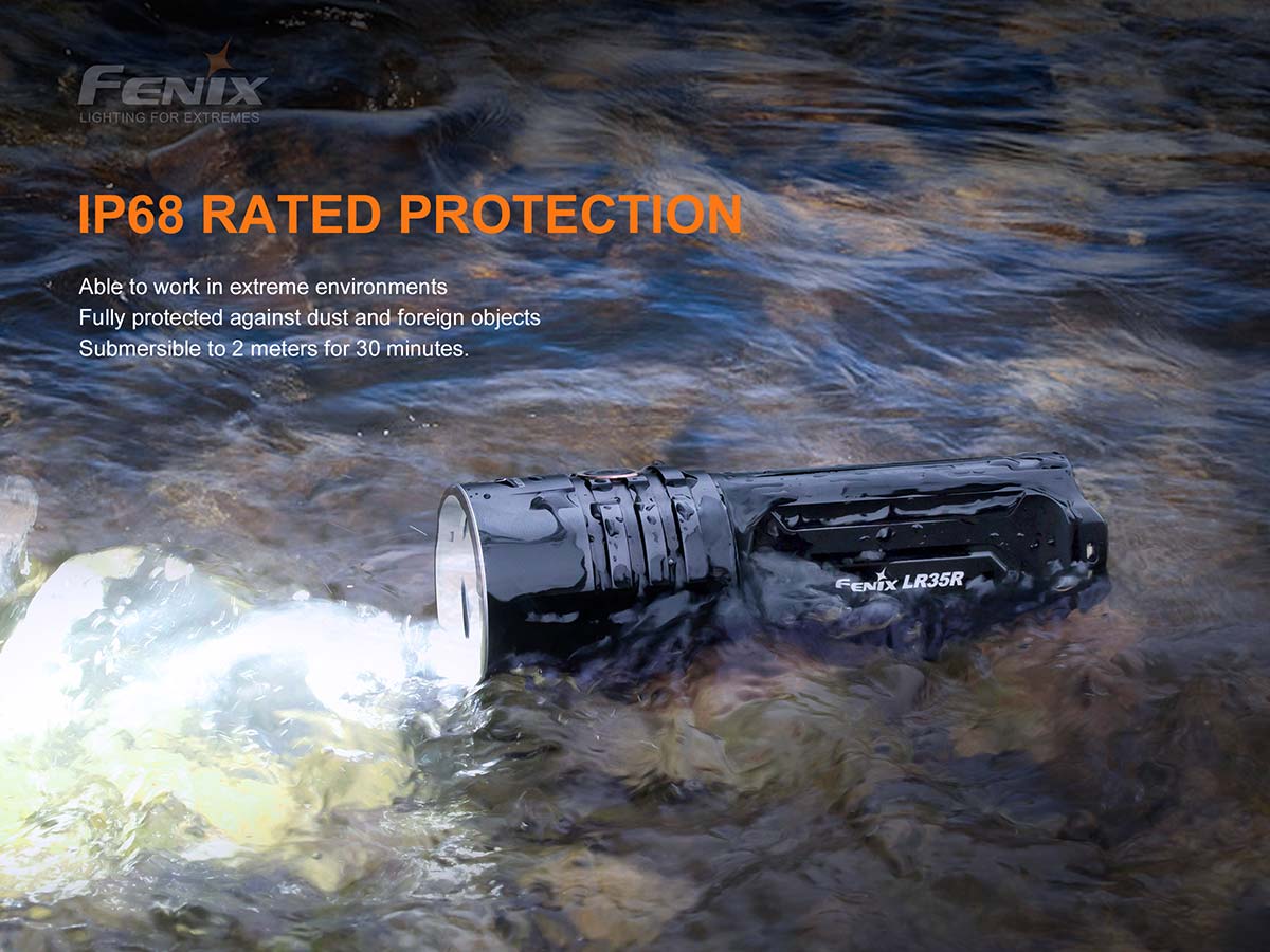 Fenix LR35R Rechargeable Flashlight - 10000 Lumens - Image 10