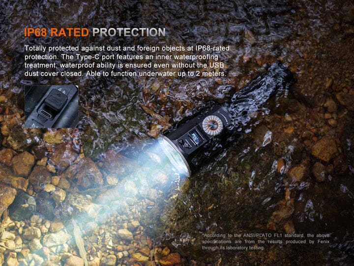 Fenix LR36R White Laser Flashlight with 10,000 Lumen Floodlight - Image 13