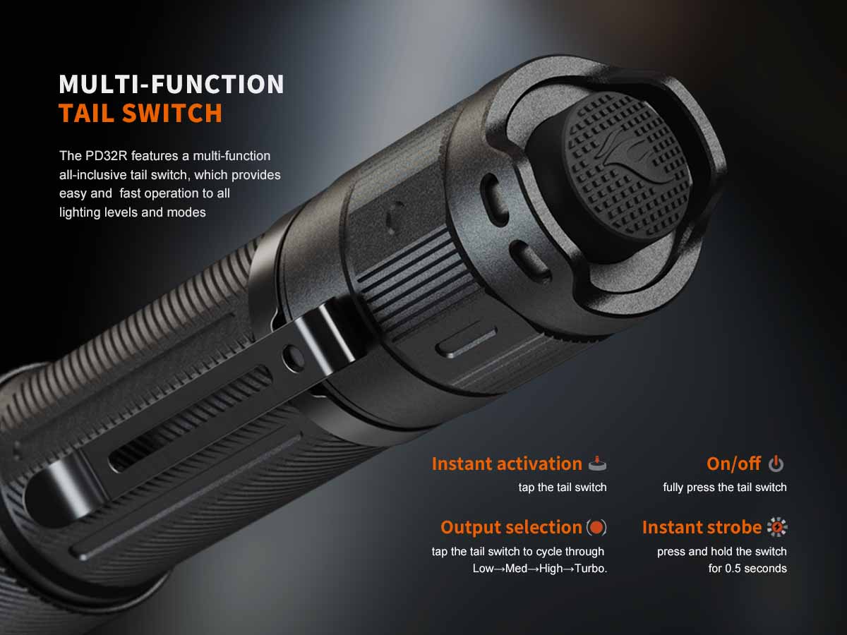 Fenix PD32R Rechargeable Flashlight - Image 5