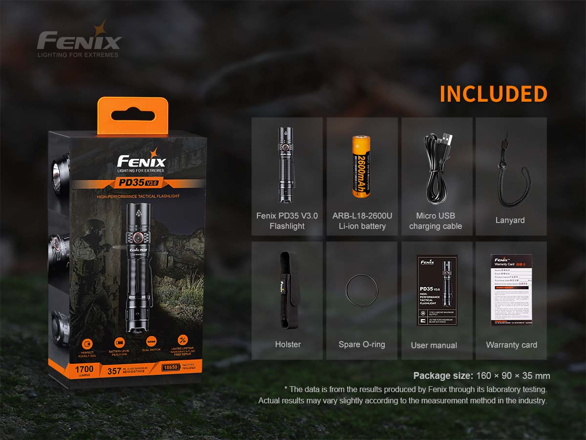 Fenix PD35 V3.0 Flashlight - Image 14