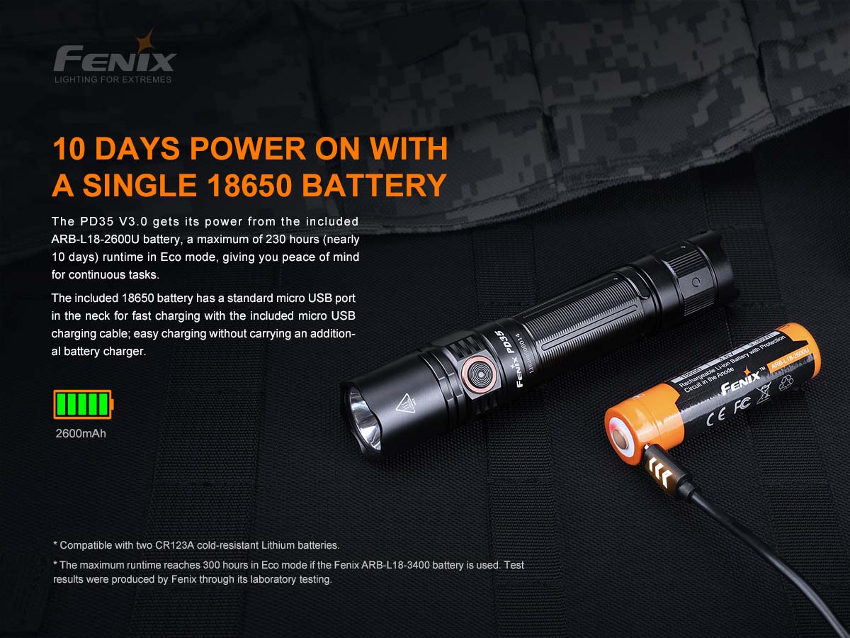 Fenix PD35 V3.0 Flashlight - Image 6