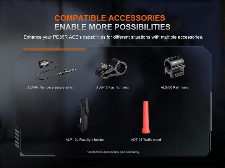 Fenix PD36R ACE Flashlight - Image 16