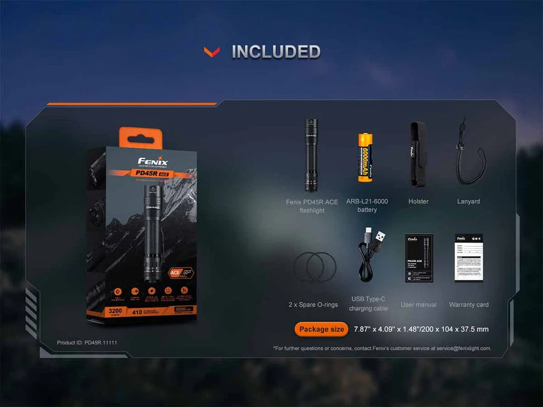 Fenix PD45R ACE Flashlight - Image 17
