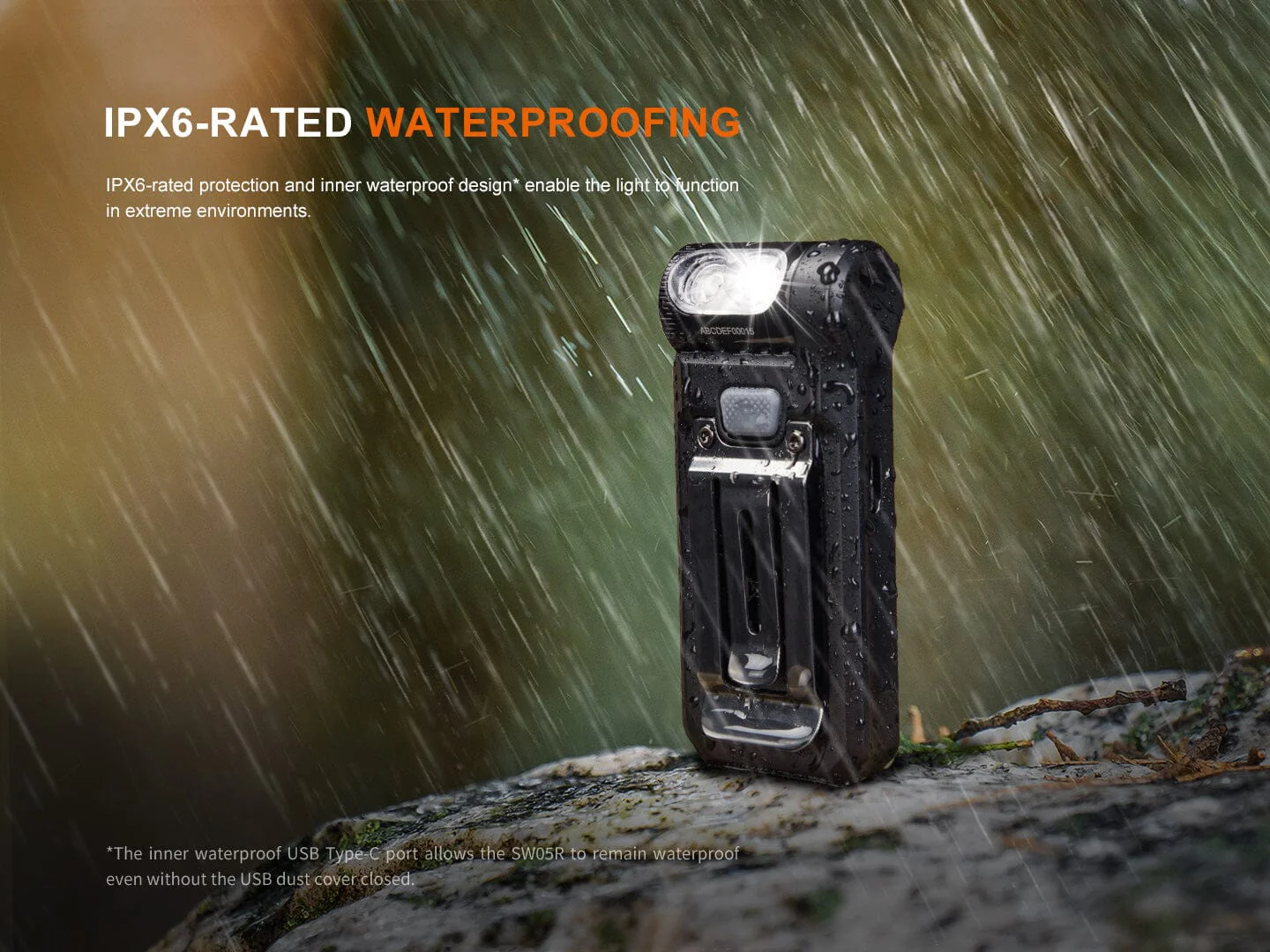 Fenix SW05R-RED Clip On Flashlight with Red Light - Image 12