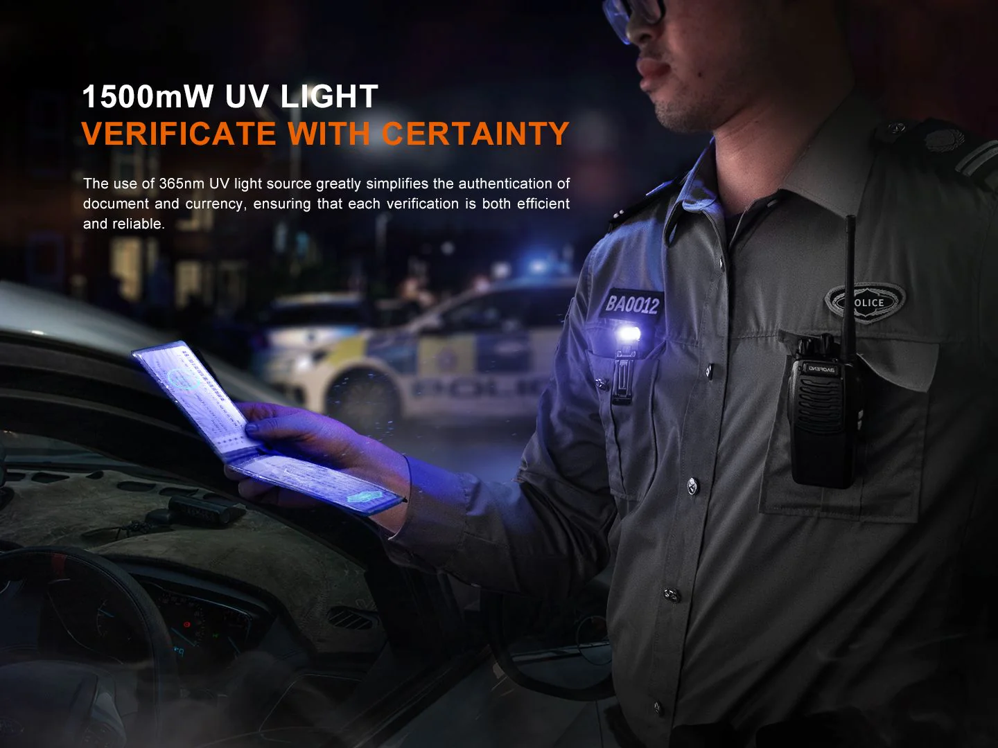 Fenix SW05R-UV Clip On Flashlight with UV Light - Image 10