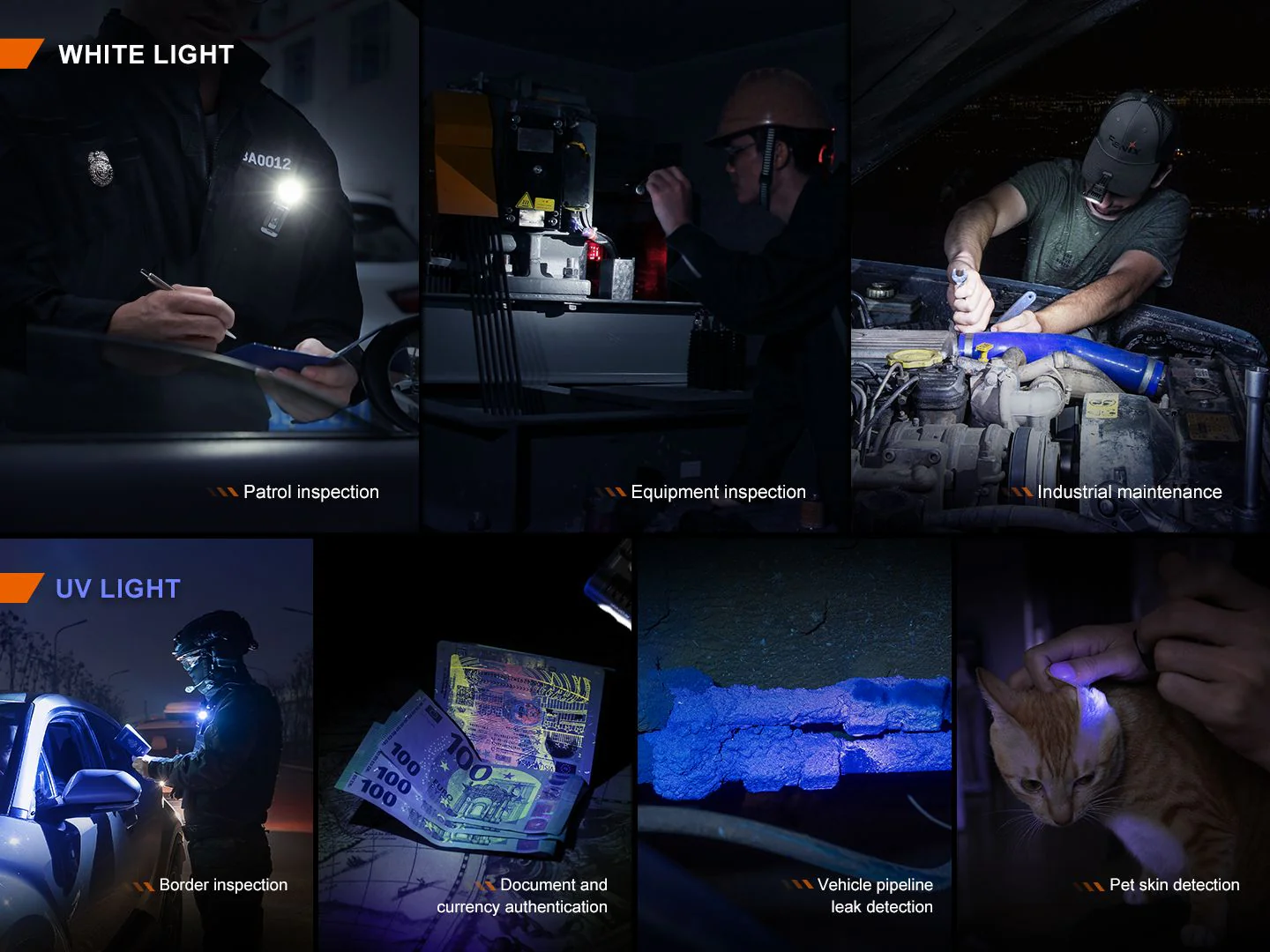 Fenix SW05R-UV Clip On Flashlight with UV Light - Image 14