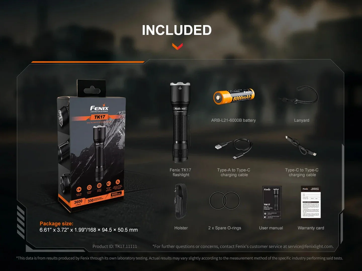 Fenix TK17 Tactical Flashlight - Image 16