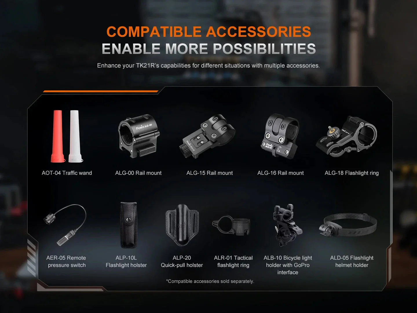 Fenix TK21R Rechargeable Tac Flashlight - Image 16