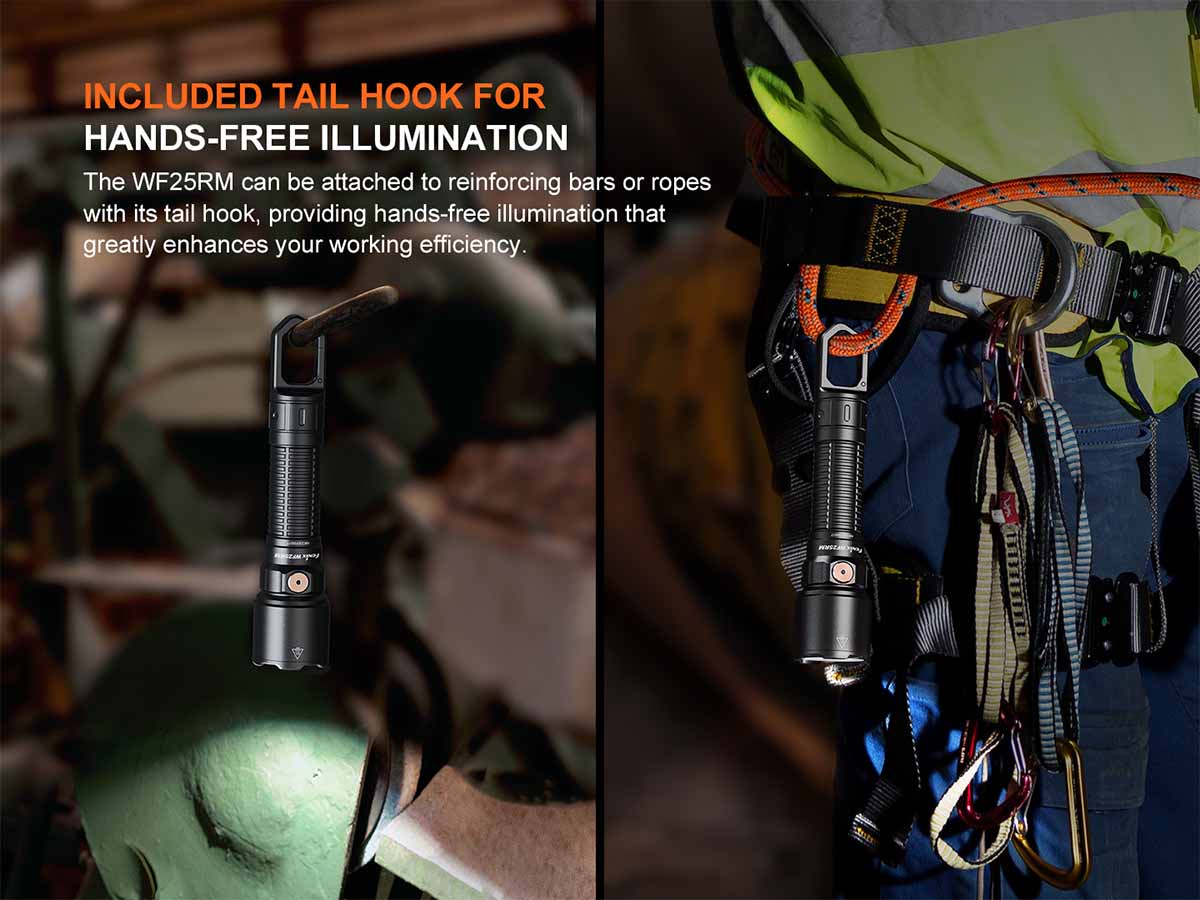 Fenix WF25RM Rechargeable Work Flashlight with Charging Dock - Image 10