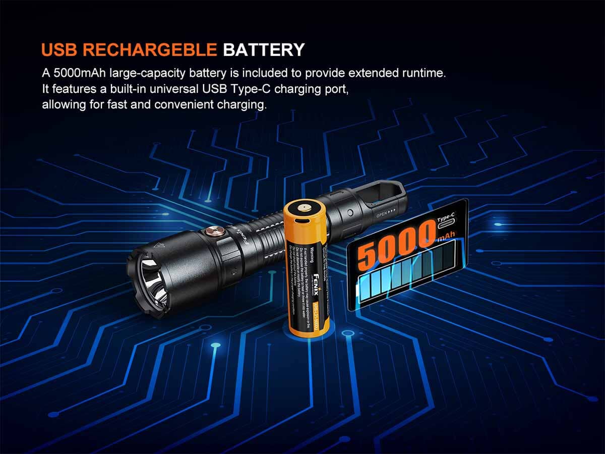 Fenix WF25RM Rechargeable Work Flashlight with Charging Dock - Image 11