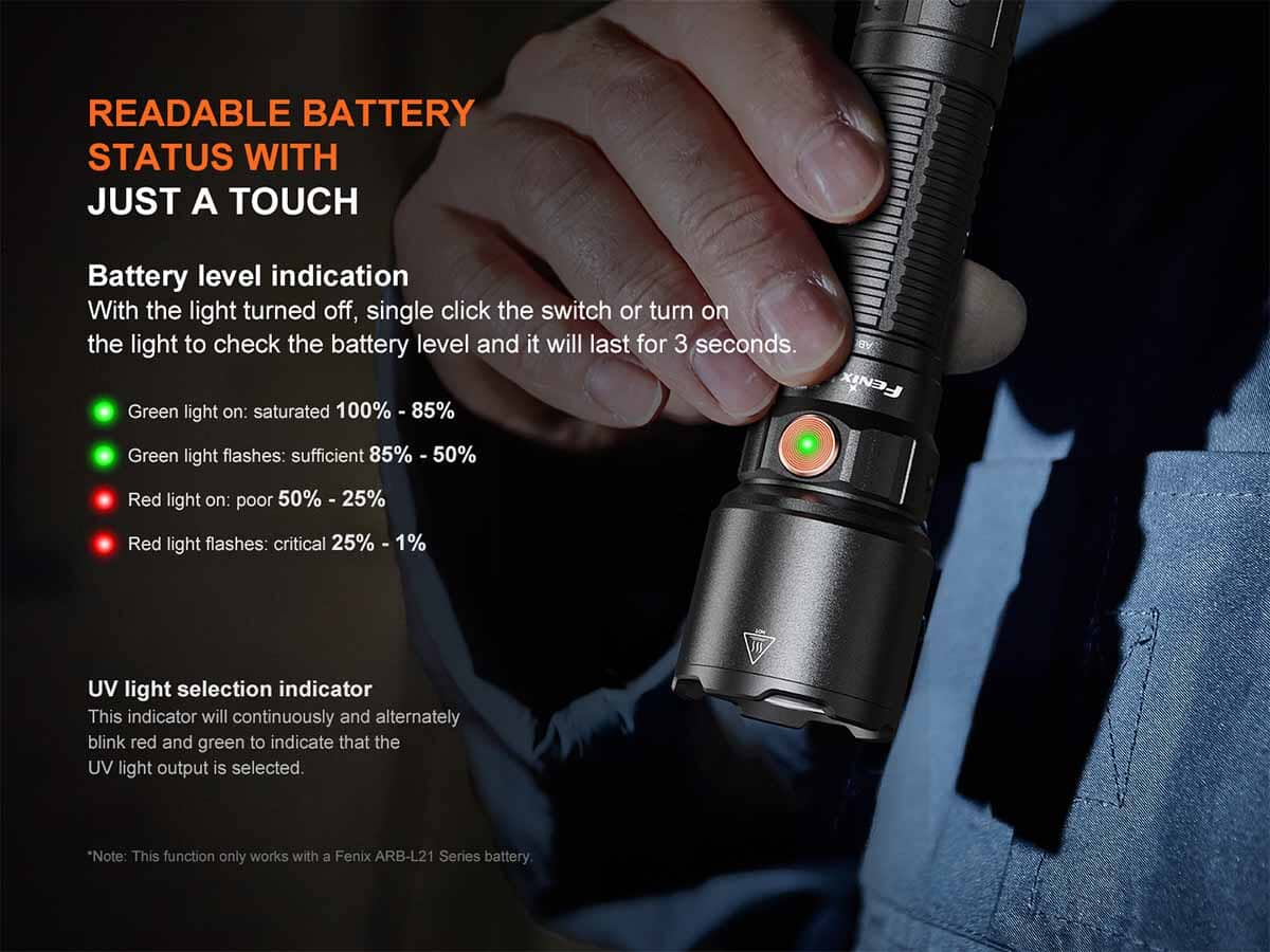 Fenix WF25RM Rechargeable Work Flashlight with Charging Dock - Image 12