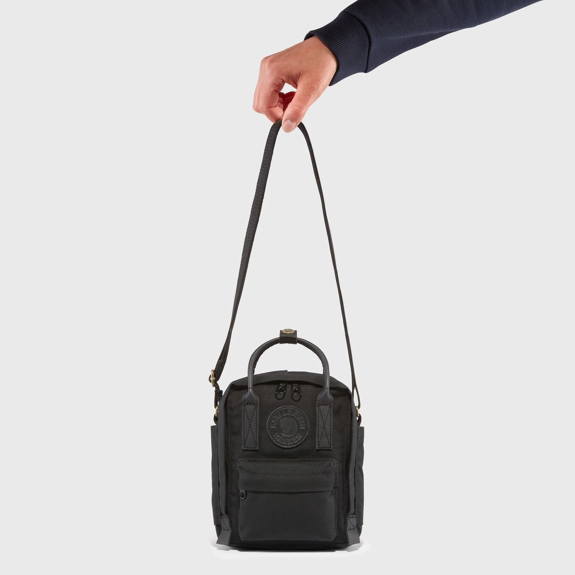 Fjallraven Kanken No. 2 Black Sling Messenger Bag - Image 13