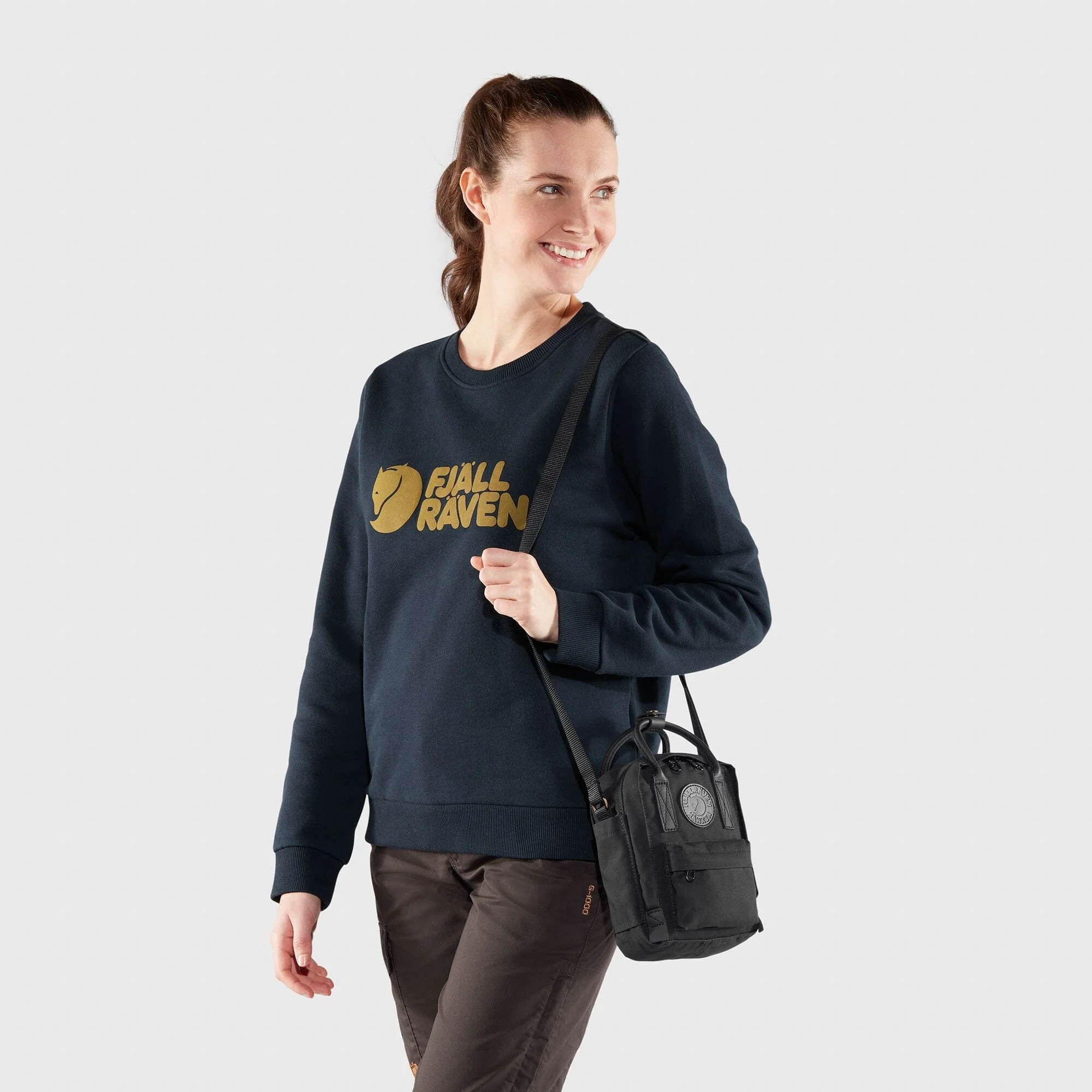 Fjallraven Kanken No. 2 Black Sling Messenger Bag - Image 6