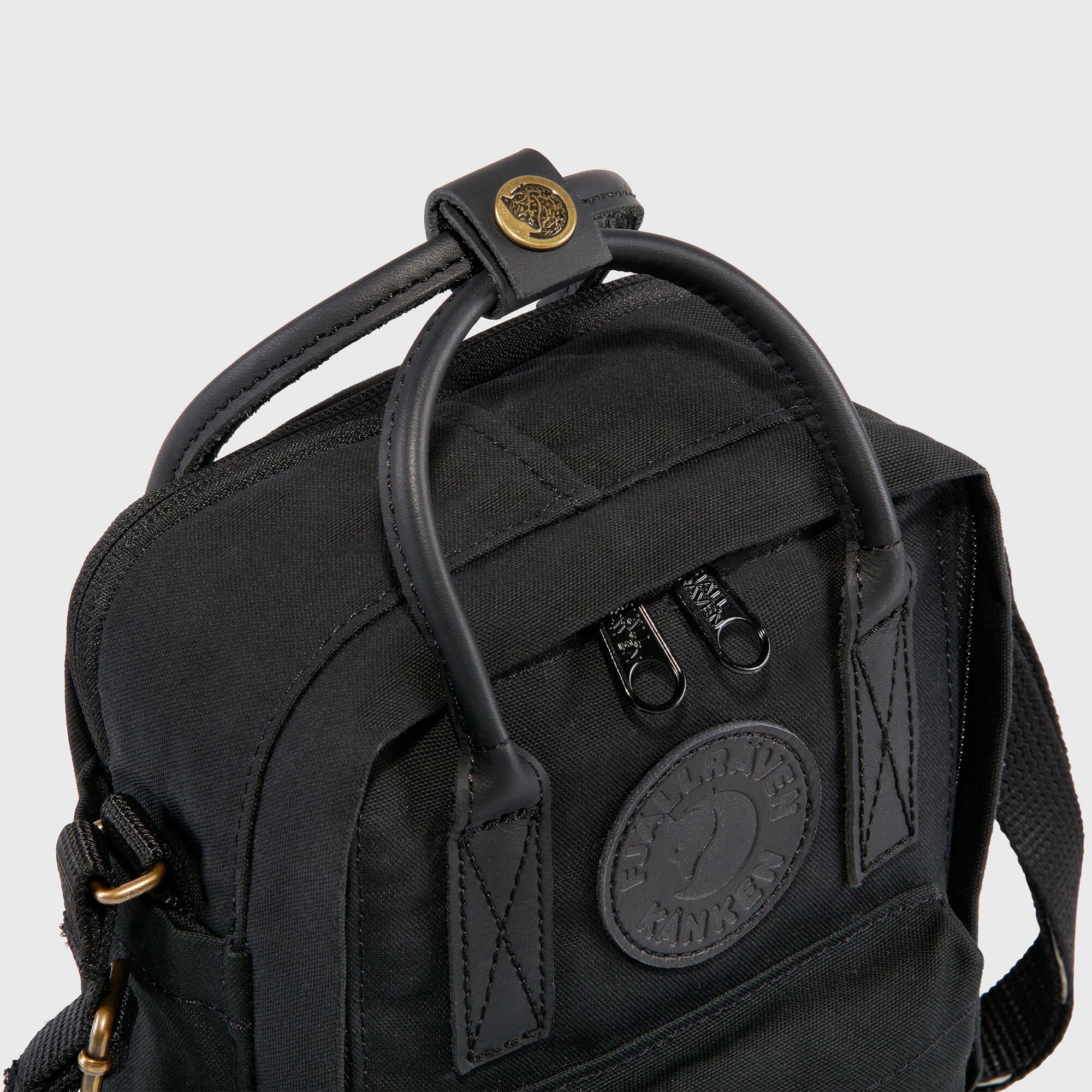 Fjallraven Kanken No. 2 Black Sling Messenger Bag - Image 9