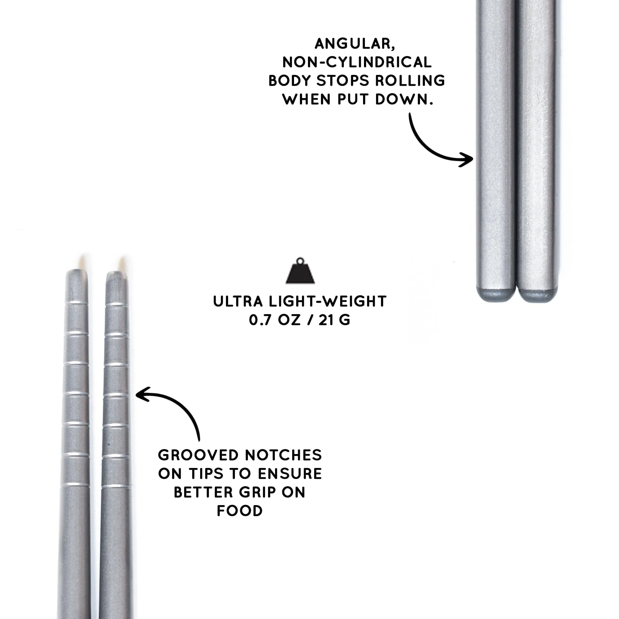 FULL WiNDSOR Magsticks - Titanium Magnetic Chopsticks - Image 4