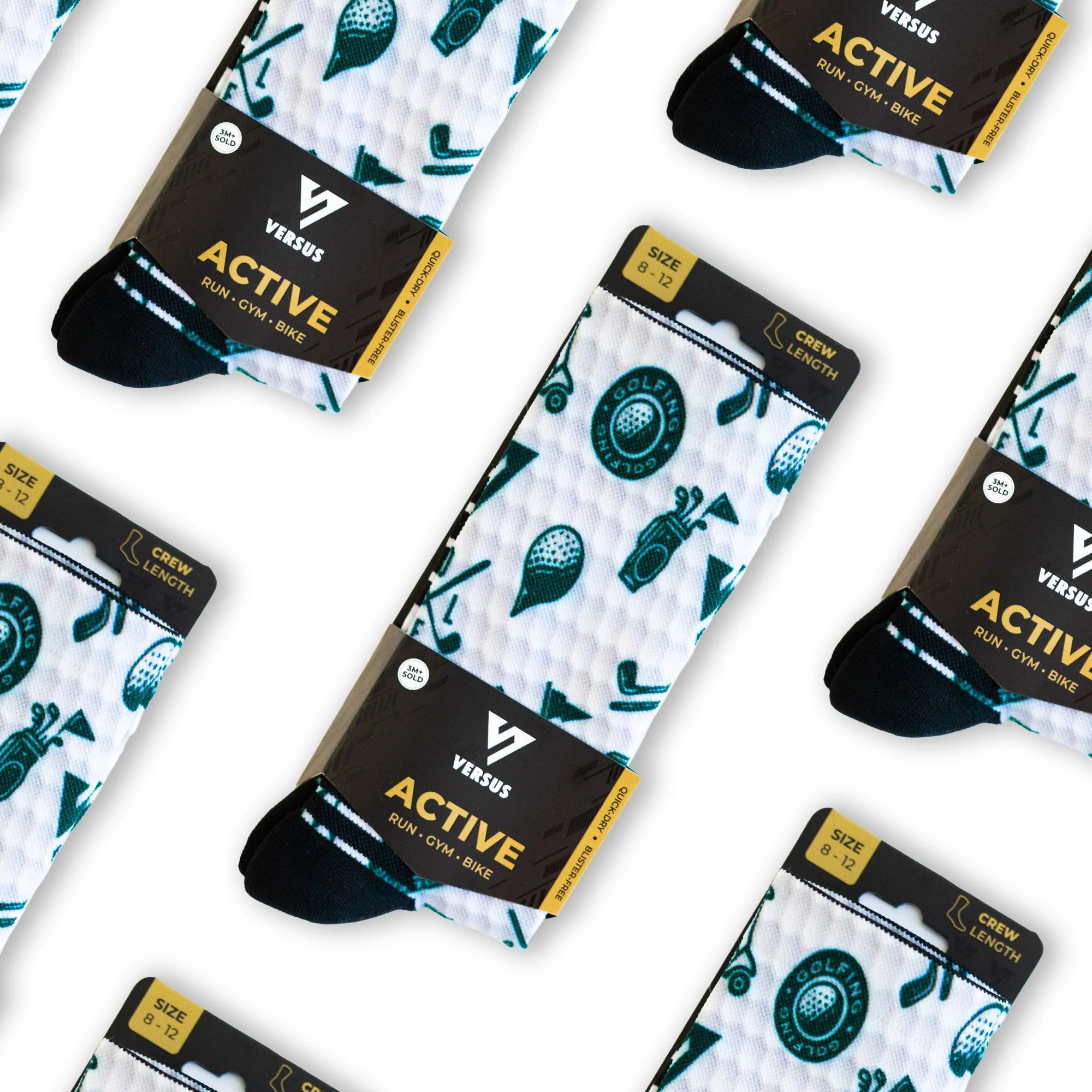 Versus Golf 3.0 Active Crew Socks - Image 9