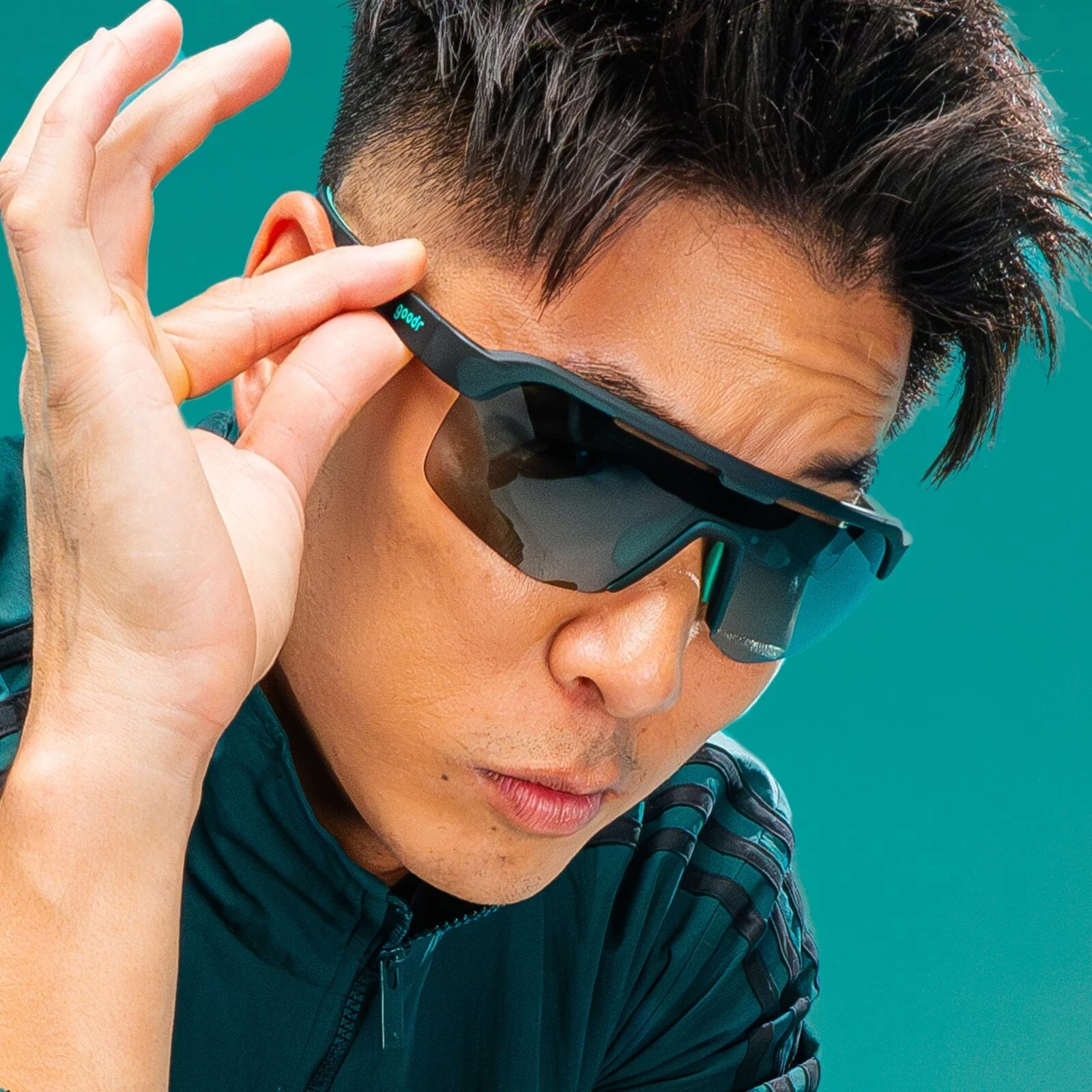 goodr Bolt G - Sports Sunglasses - Electric Zen Machine - Image 4