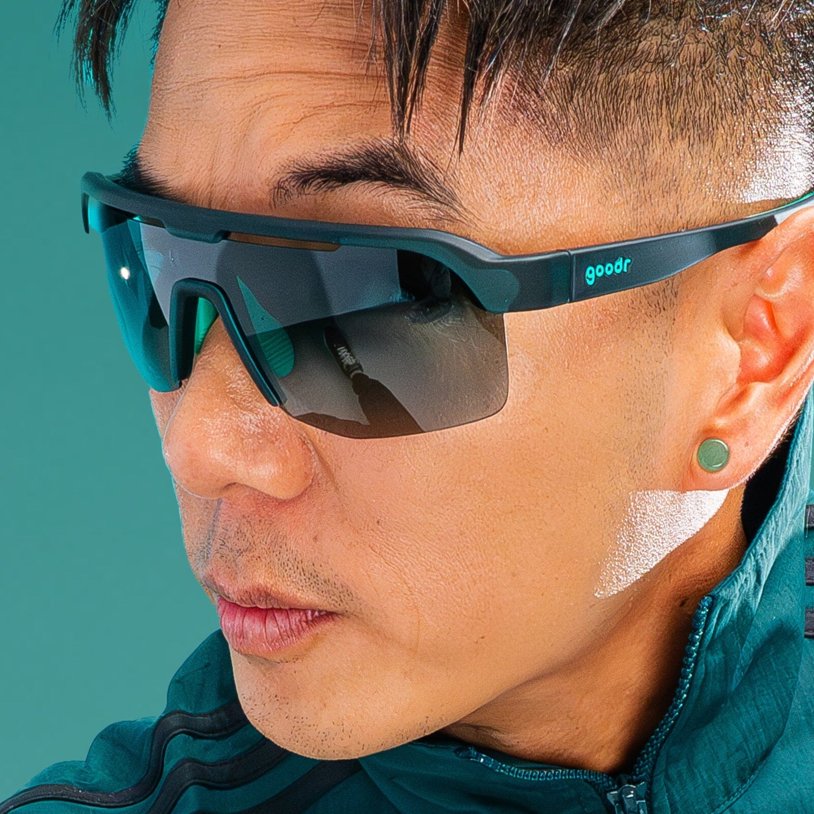 goodr Bolt G - Sports Sunglasses - Electric Zen Machine - Image 5