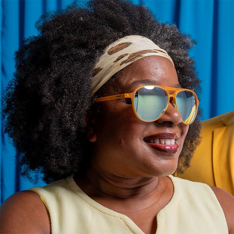 goodr MACH G - Sports Sunglasses - Cheesy Flight Attendant - Image 5