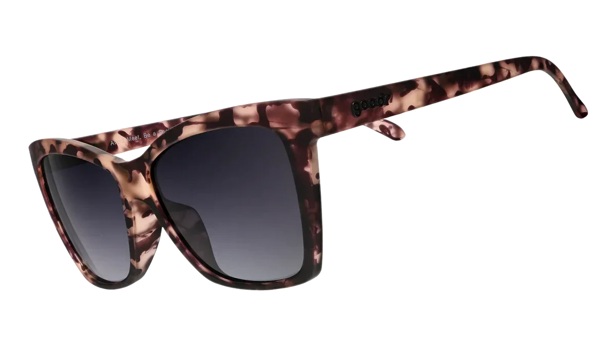 goodr Pop G - Sports Sunglasses - Avoid Meet, Be A Social Vegan